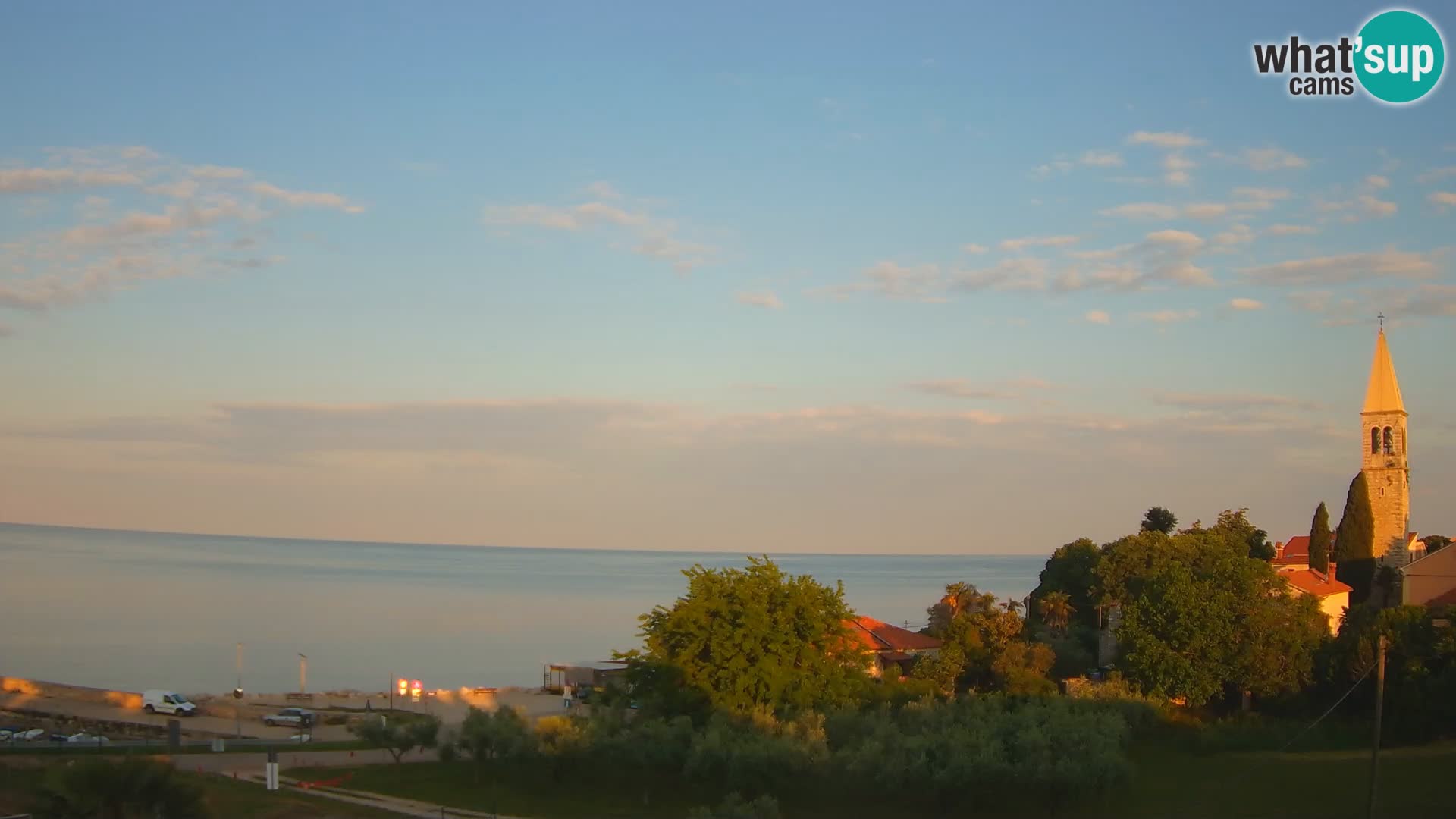 Umag Webcam uživo Lovrečica / San Lorenzo – Istra – Hrvatska