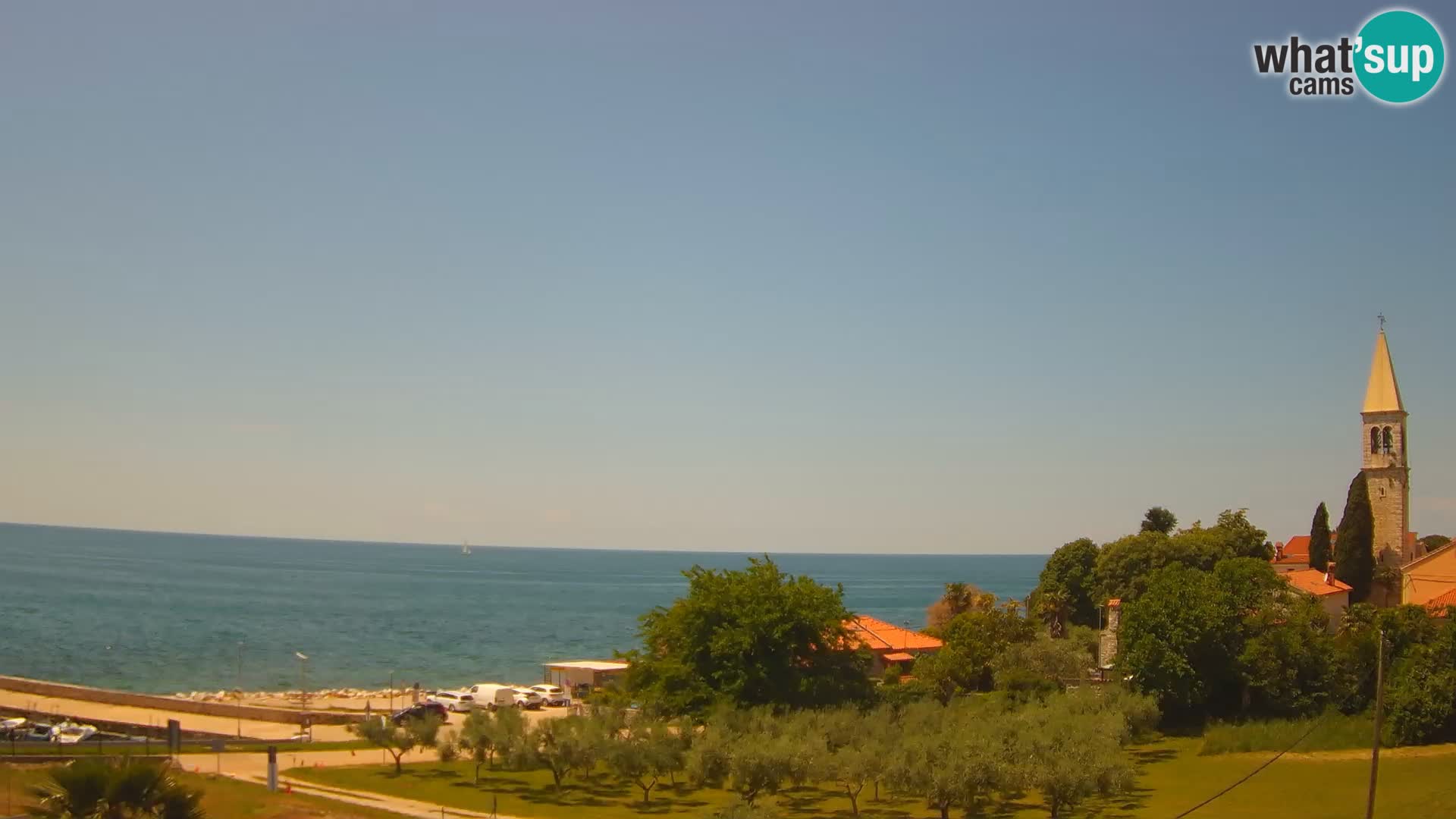 Umag spletna kamera Lovrečica – Istra – Hrvaška