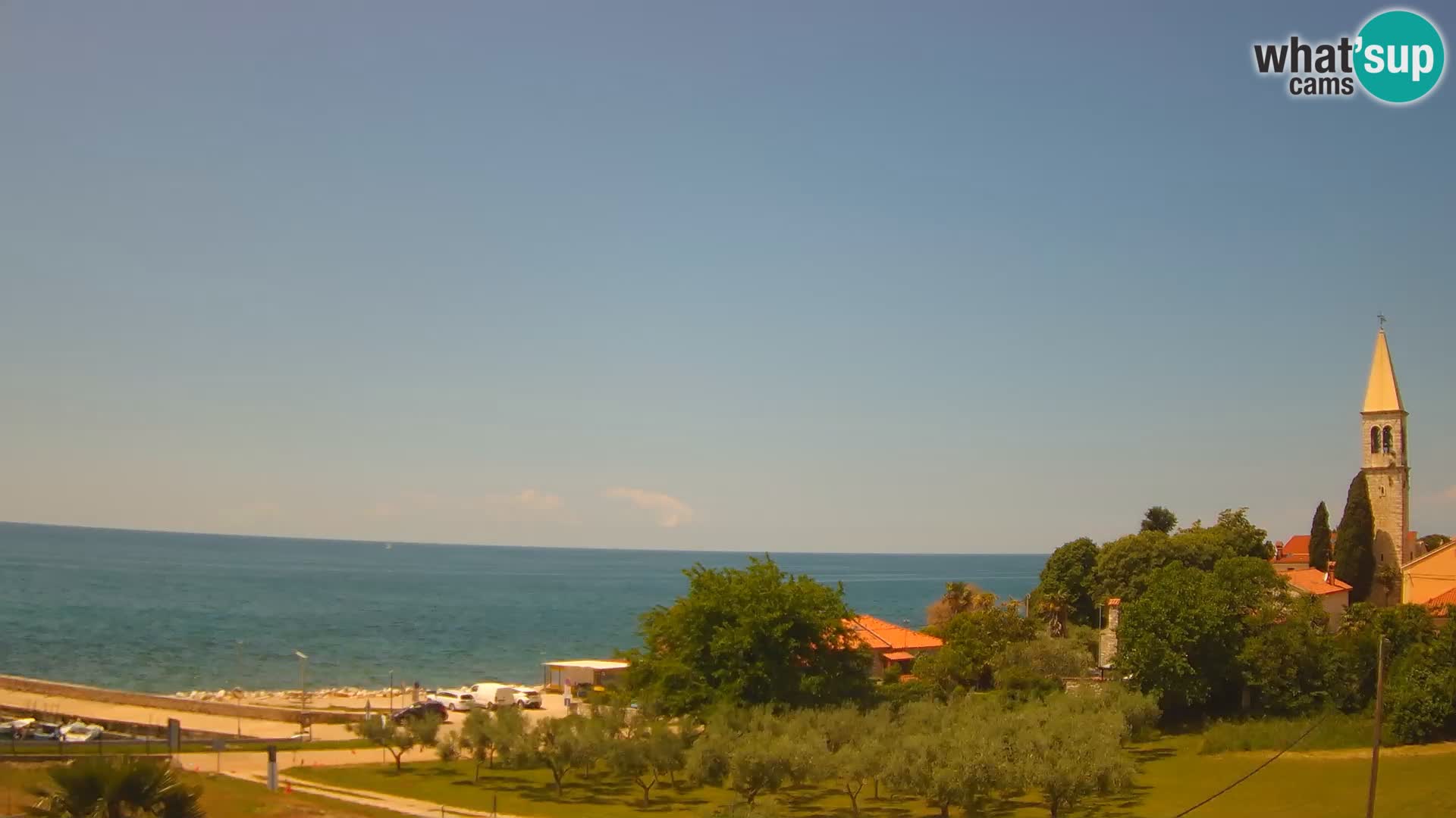 Umag spletna kamera Lovrečica – Istra – Hrvaška