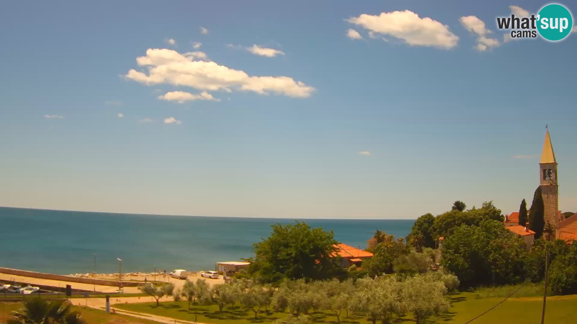 Umag spletna kamera Lovrečica – Istra – Hrvaška