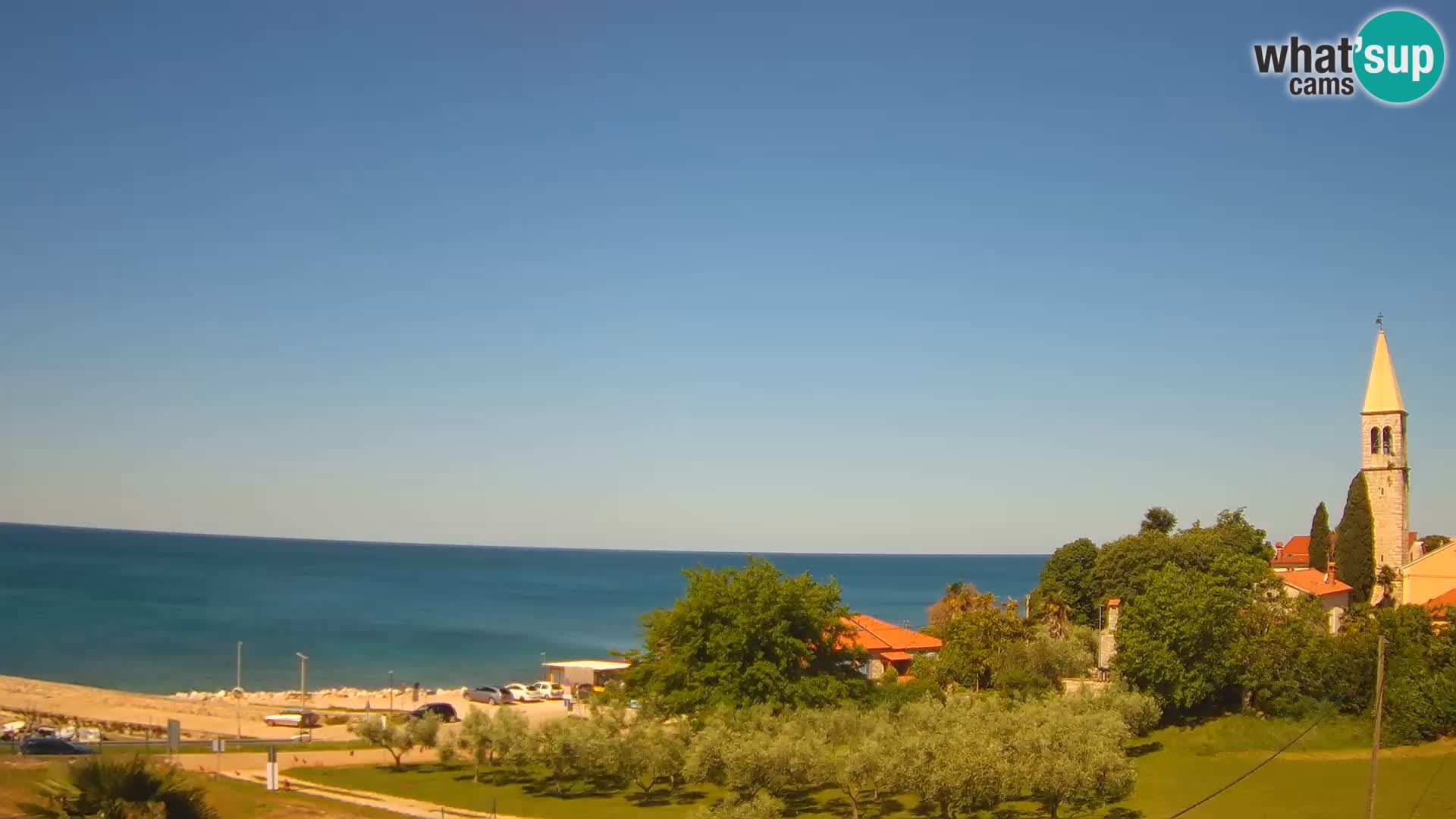 Umag Webcam uživo Lovrečica / San Lorenzo – Istra – Hrvatska
