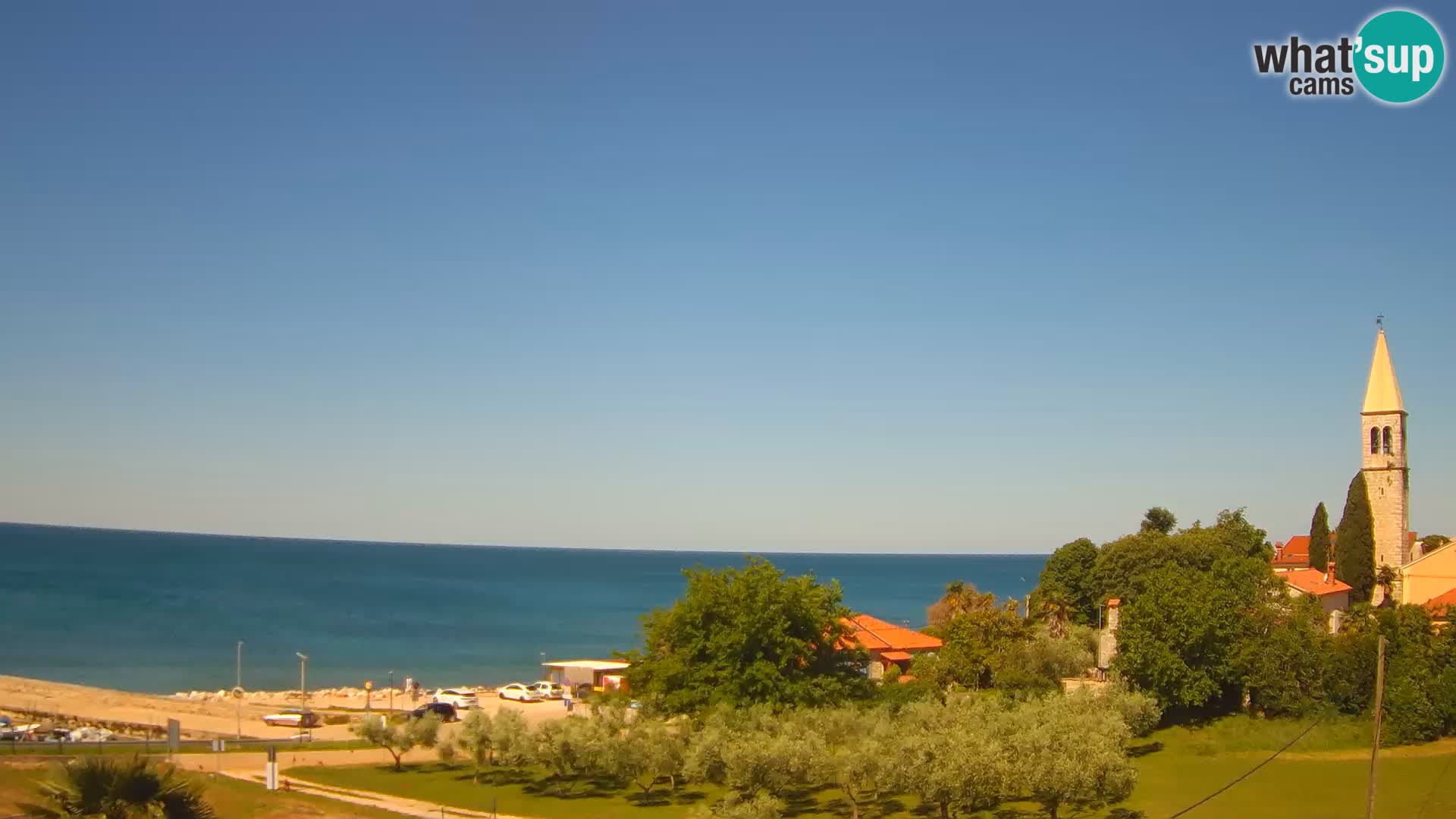 Umago Live webcam Lovrečica / San Lorenzo – Istria – Croazia