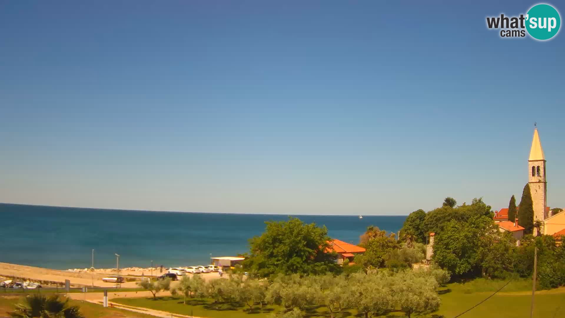 Umag spletna kamera Lovrečica – Istra – Hrvaška