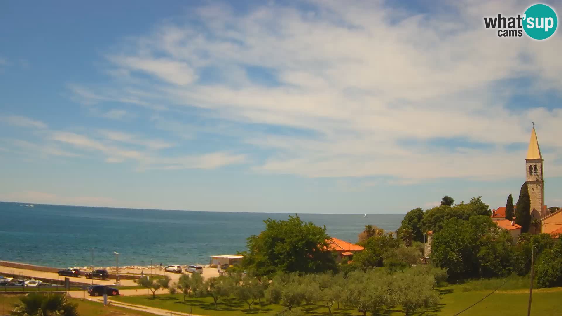 Umag Webcam uživo Lovrečica / San Lorenzo – Istra – Hrvatska