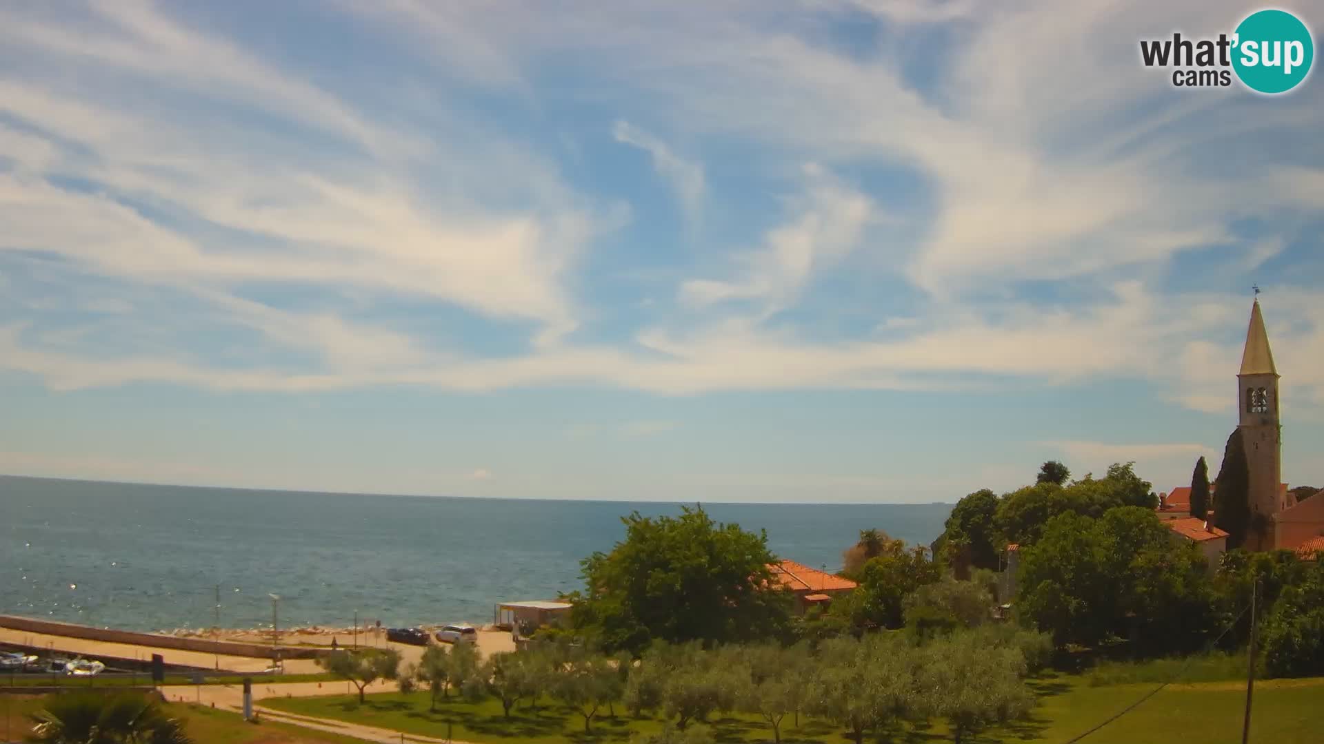 Umag spletna kamera Lovrečica – Istra – Hrvaška