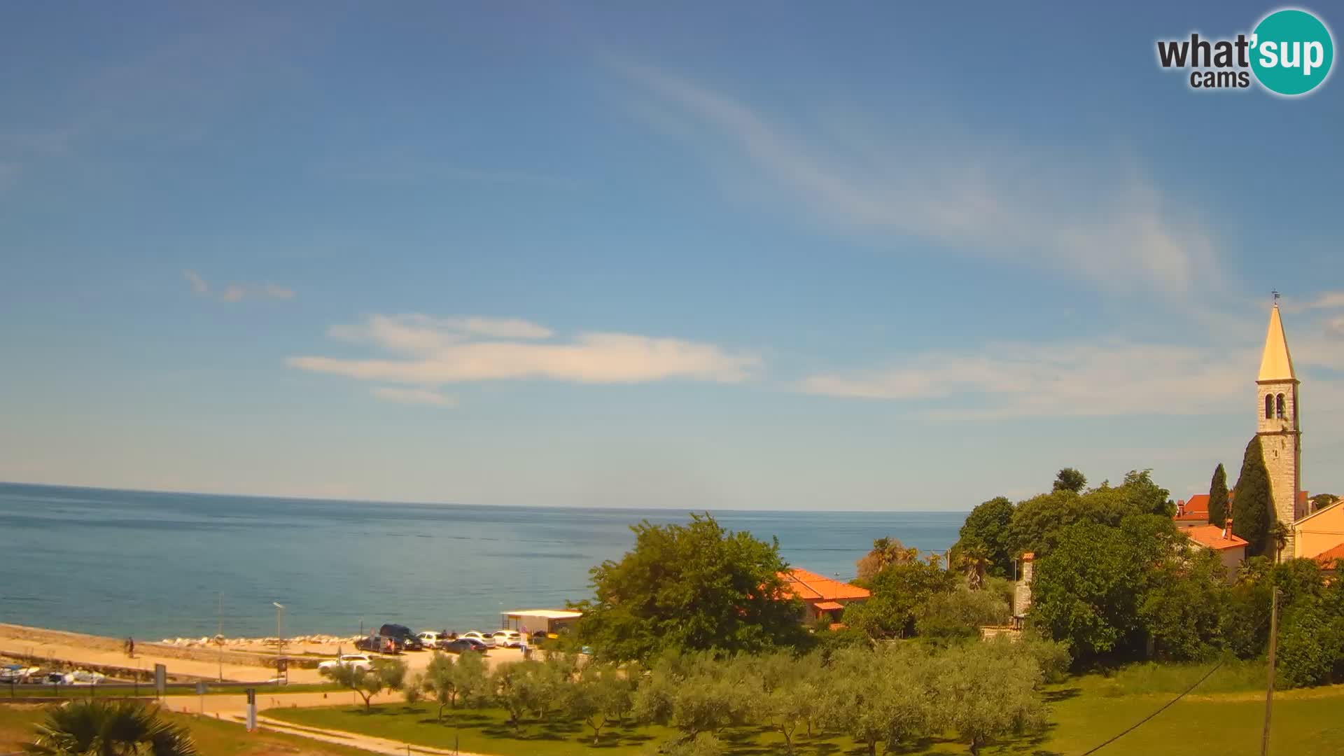 Umag spletna kamera Lovrečica – Istra – Hrvaška