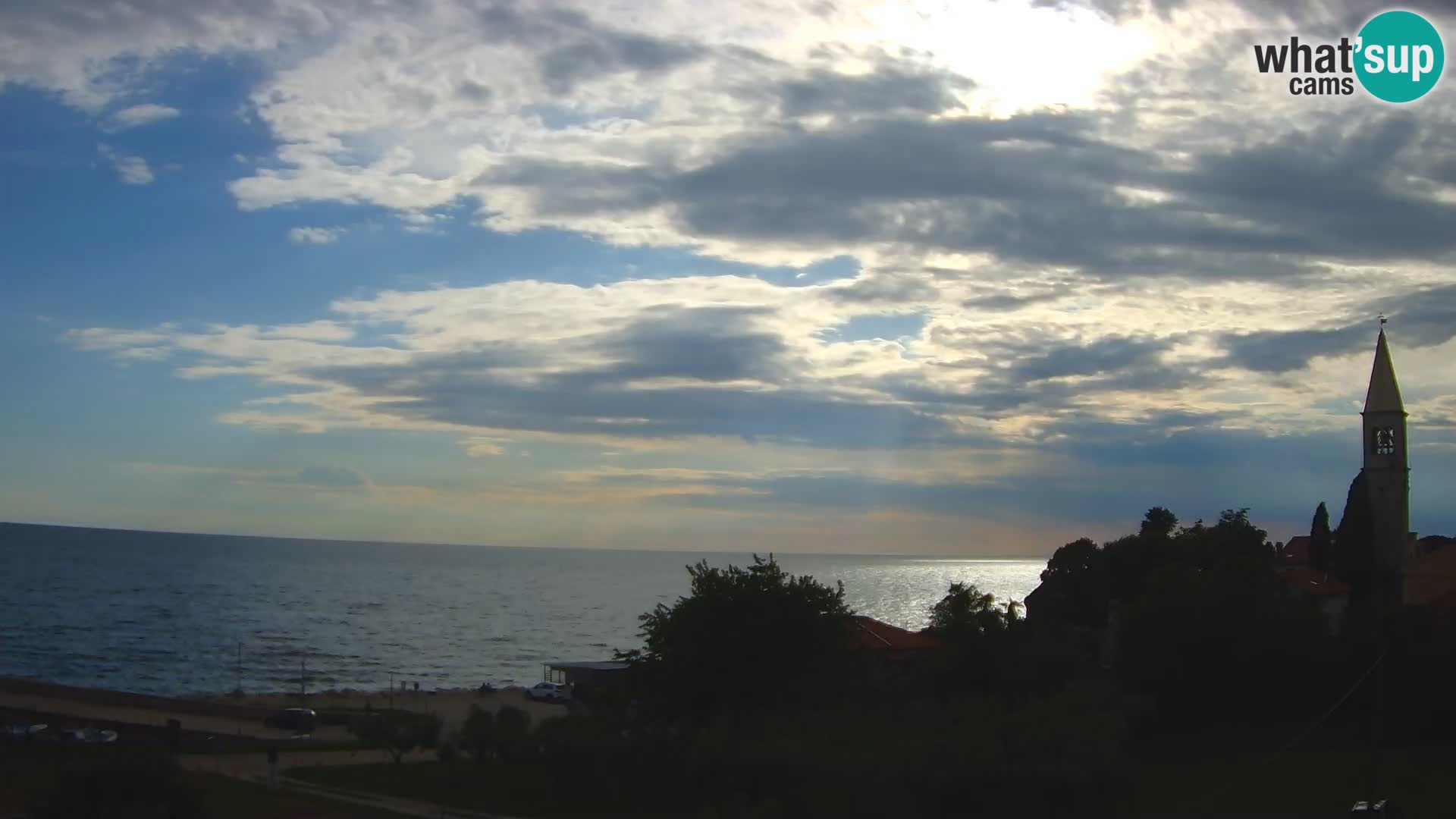 Umag Webcam en direct Lovrečica / San Lorenzo – Istrie – Croatie