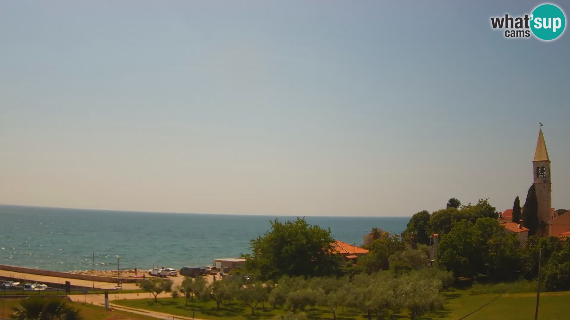 Umag Webcam uživo Lovrečica / San Lorenzo – Istra – Hrvatska