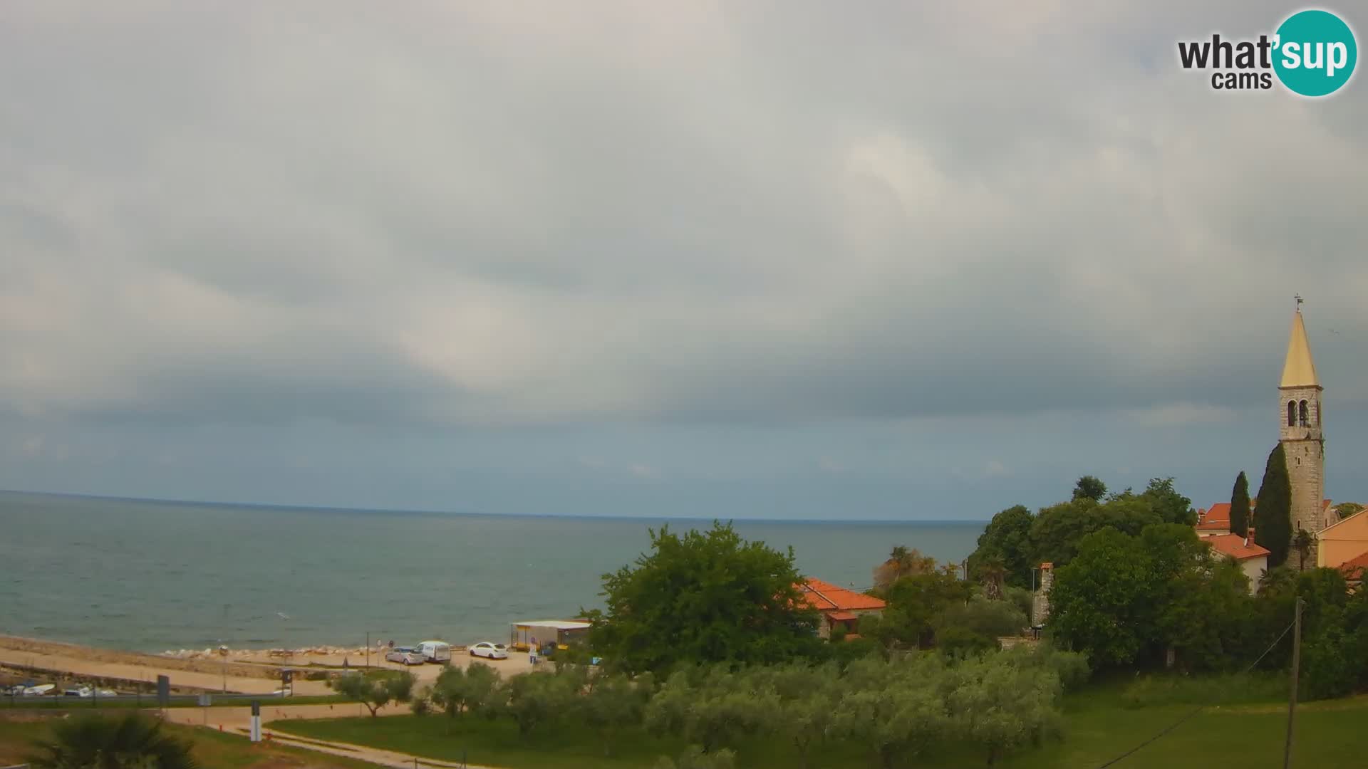 Umag Webcam uživo Lovrečica / San Lorenzo – Istra – Hrvatska