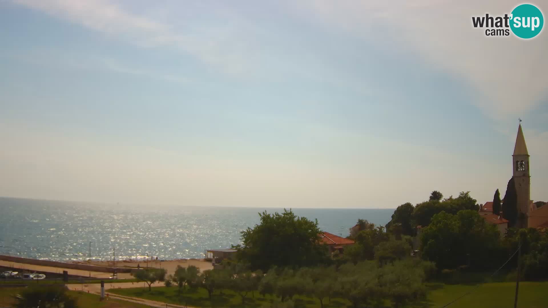 Umag Webcam en direct Lovrečica / San Lorenzo – Istrie – Croatie