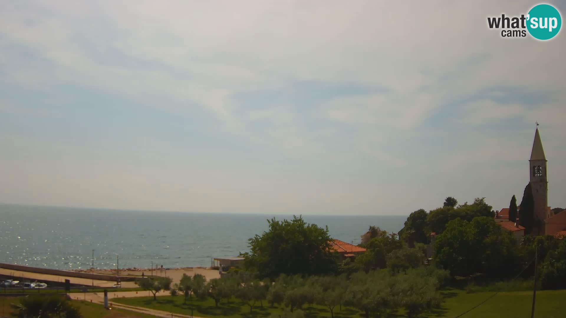 Umag Webcam uživo Lovrečica / San Lorenzo – Istra – Hrvatska