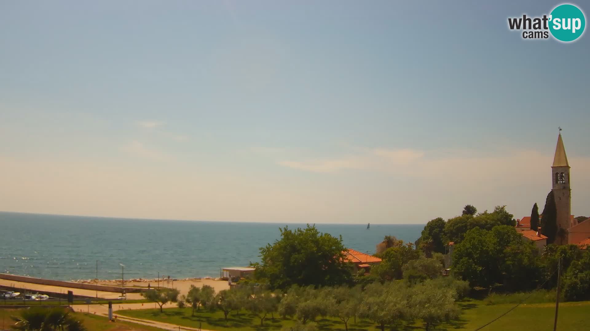 Umag Webcam uživo Lovrečica / San Lorenzo – Istra – Hrvatska