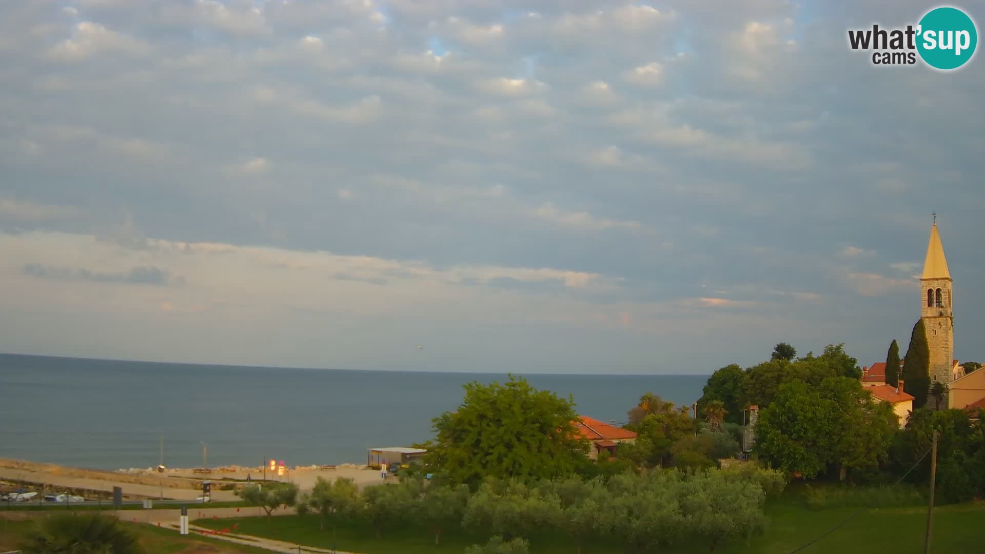 Umag Webcam uživo Lovrečica / San Lorenzo – Istra – Hrvatska