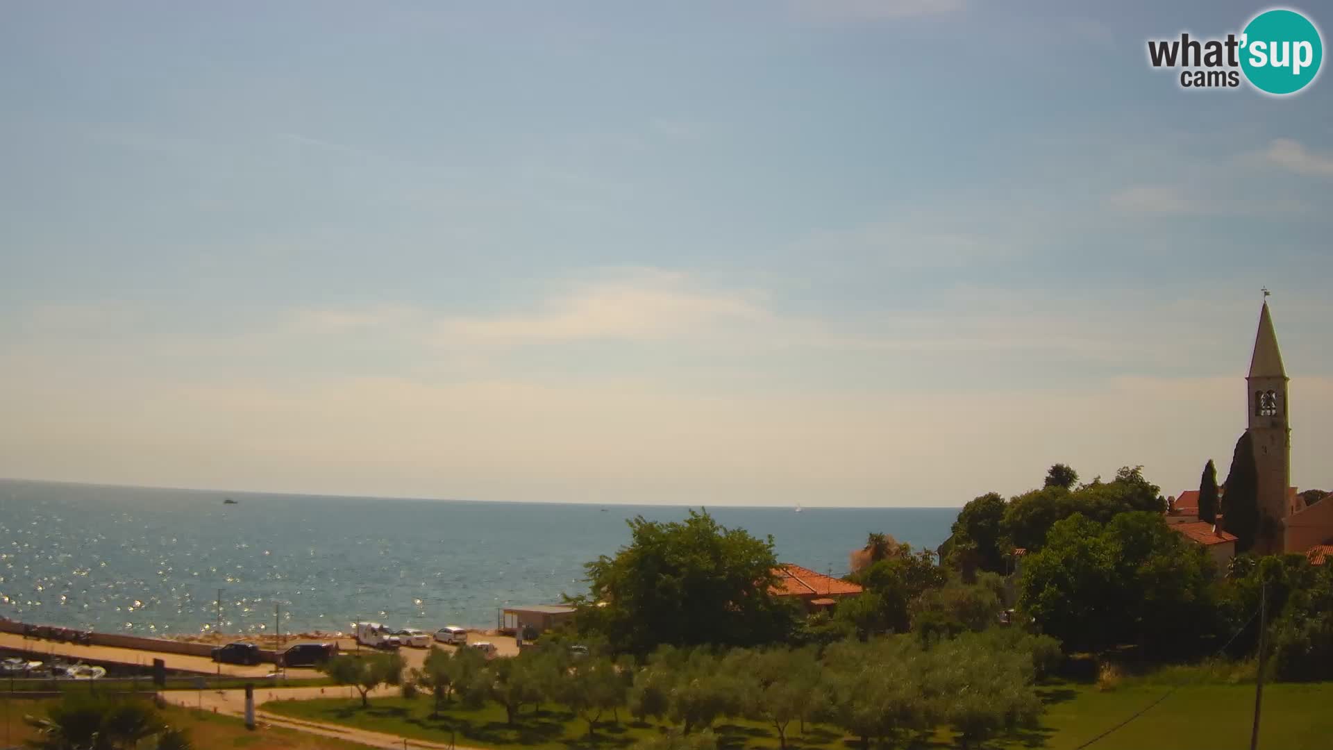 Umag Webcam uživo Lovrečica / San Lorenzo – Istra – Hrvatska