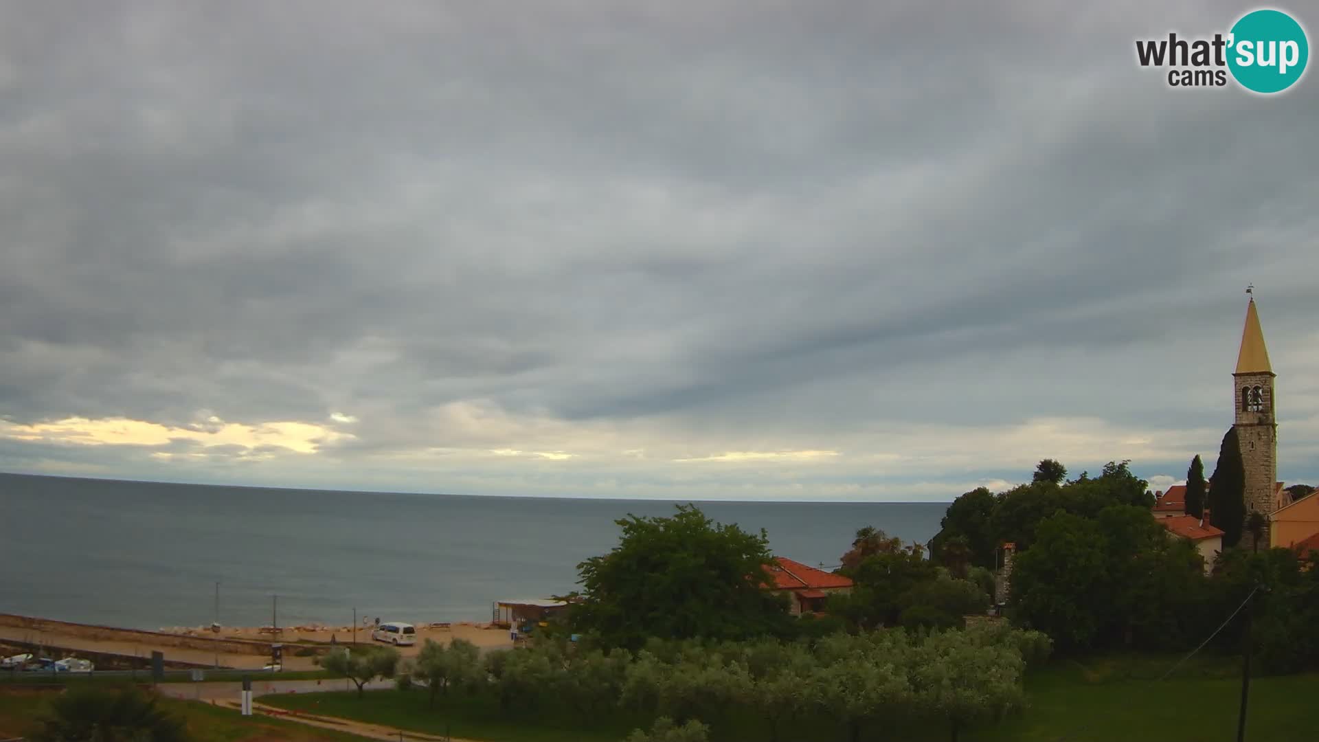 Umag Webcam en direct Lovrečica / San Lorenzo – Istrie – Croatie