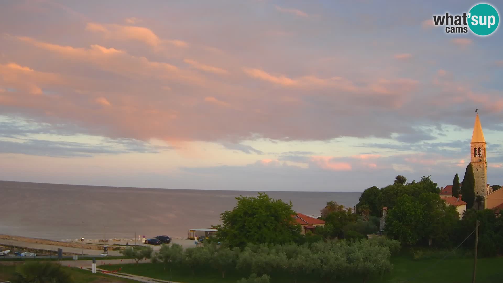 Umag Webcam uživo Lovrečica / San Lorenzo – Istra – Hrvatska