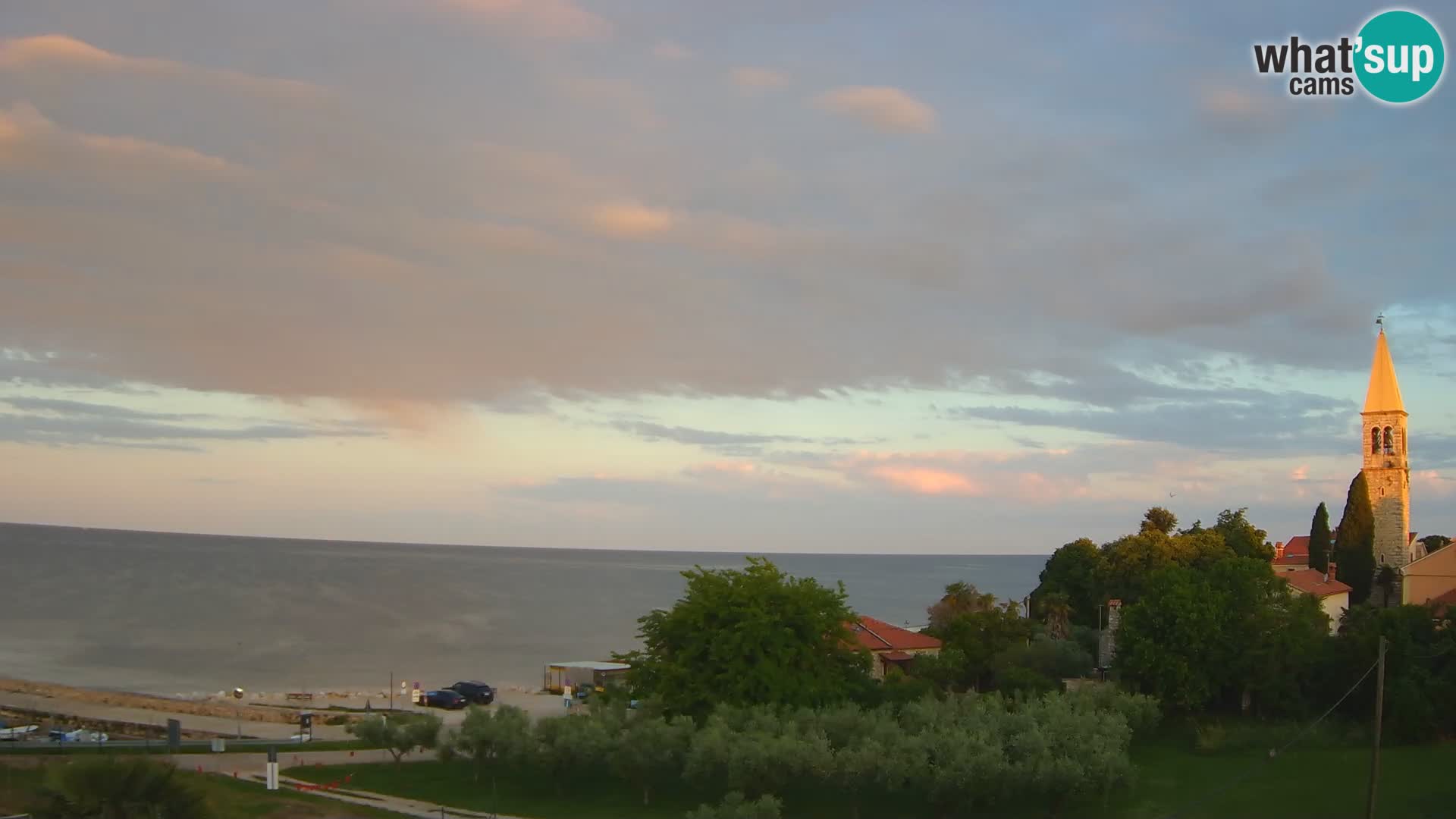 Umag Webcam en direct Lovrečica / San Lorenzo – Istrie – Croatie