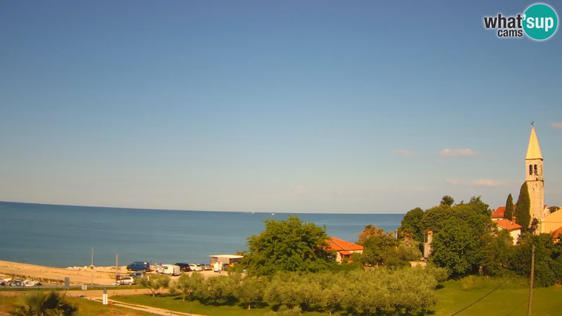 Umag spletna kamera Lovrečica – Istra – Hrvaška