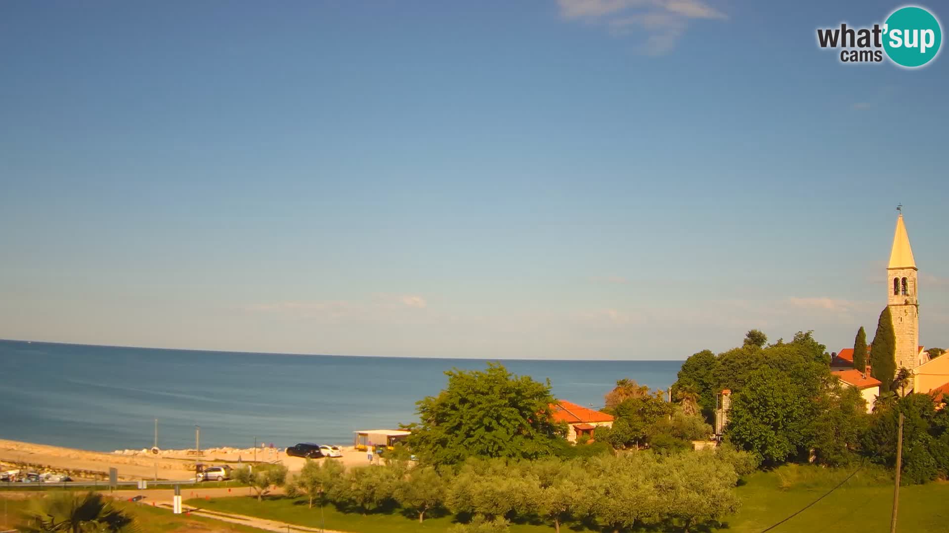 Umag spletna kamera Lovrečica – Istra – Hrvaška