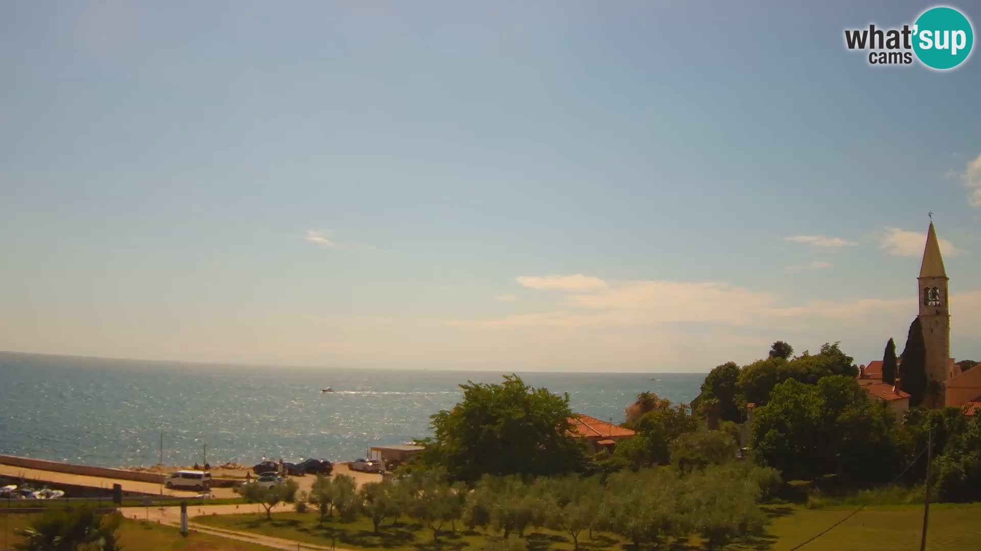 Umag Webcam uživo Lovrečica / San Lorenzo – Istra – Hrvatska