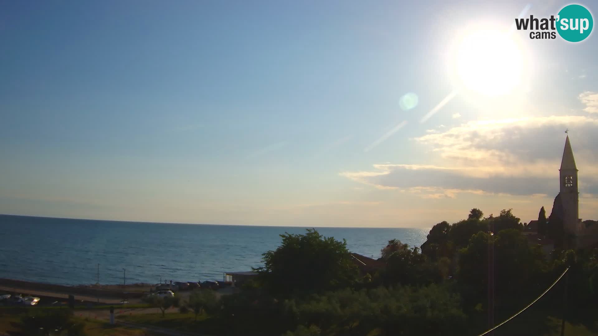 Umag spletna kamera Lovrečica – Istra – Hrvaška