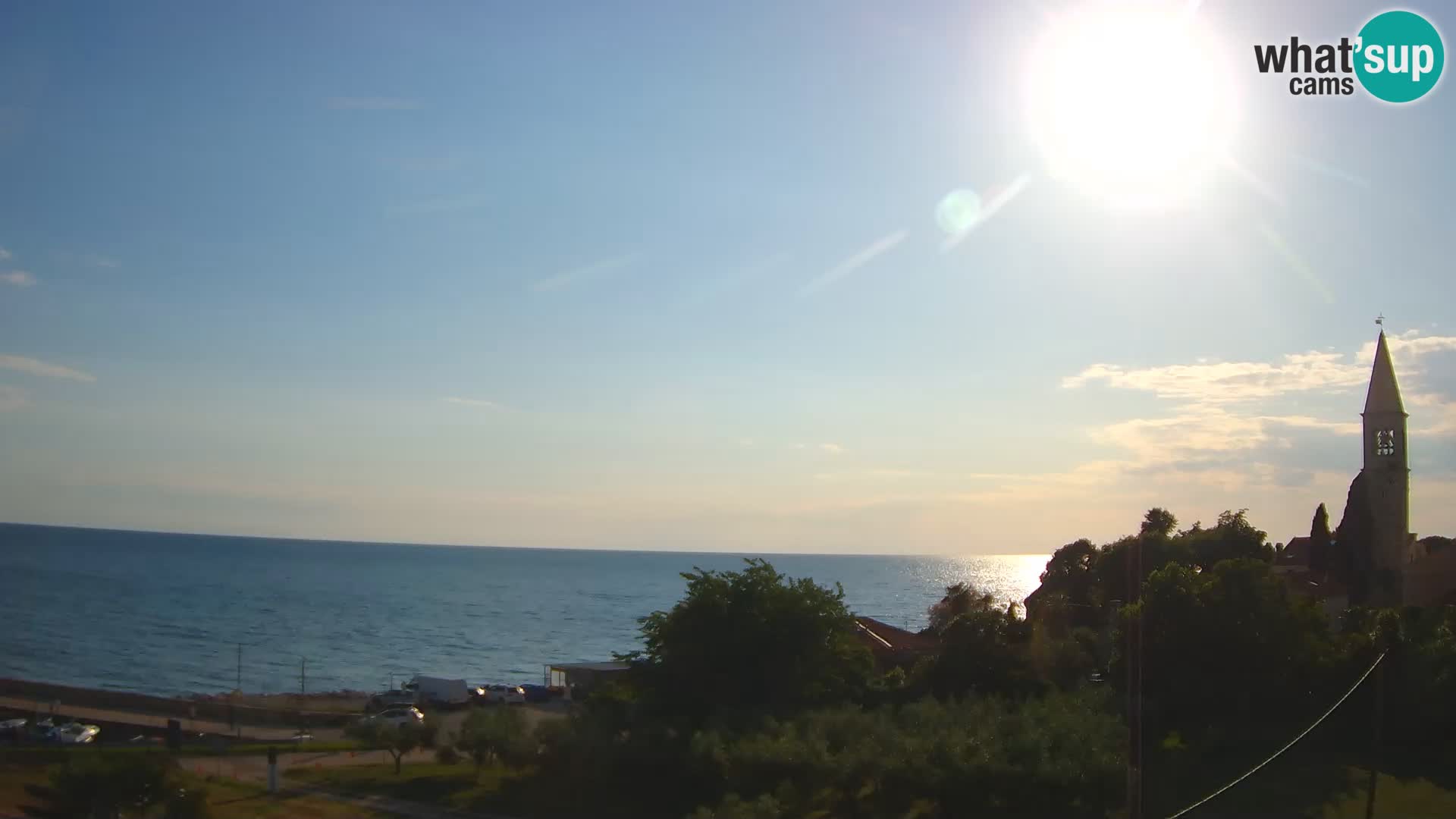 Umag spletna kamera Lovrečica – Istra – Hrvaška