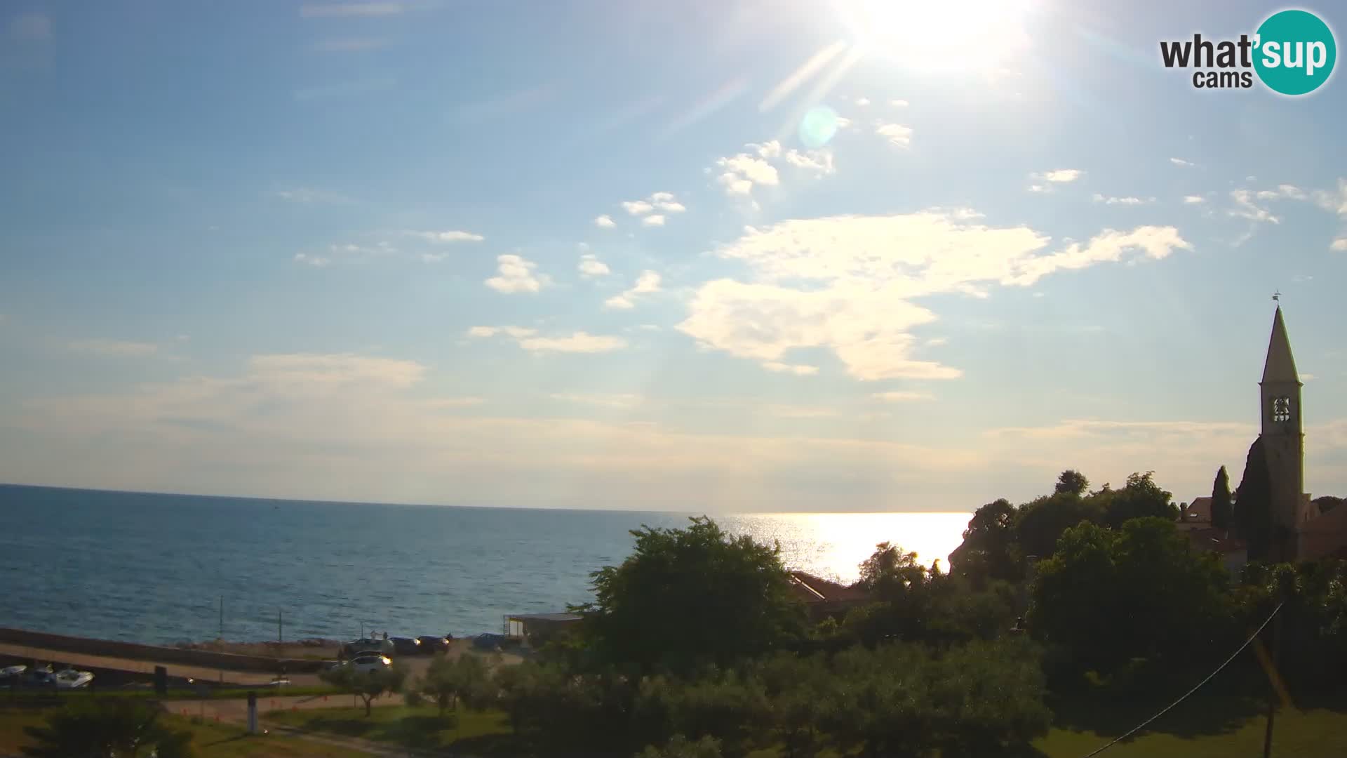 Umag spletna kamera Lovrečica – Istra – Hrvaška