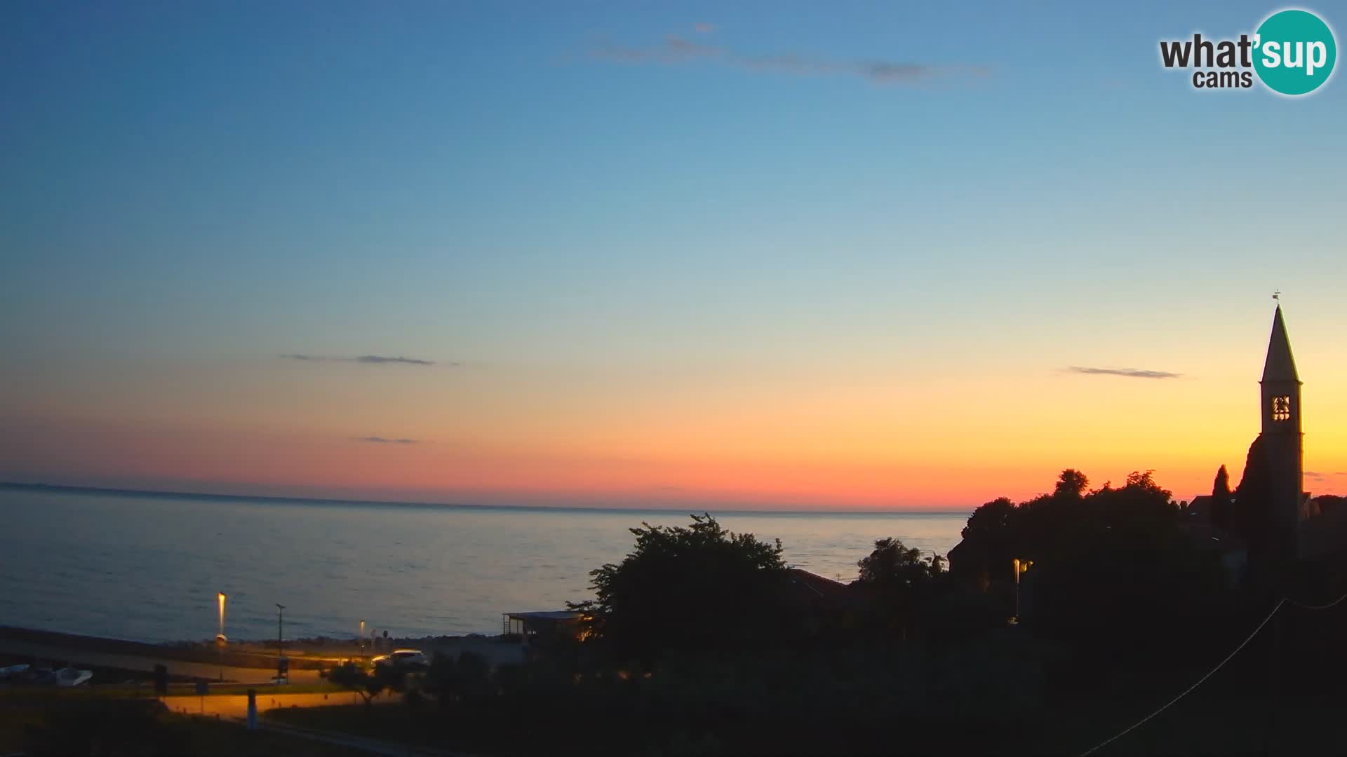 Umag Webcam en direct Lovrečica / San Lorenzo – Istrie – Croatie