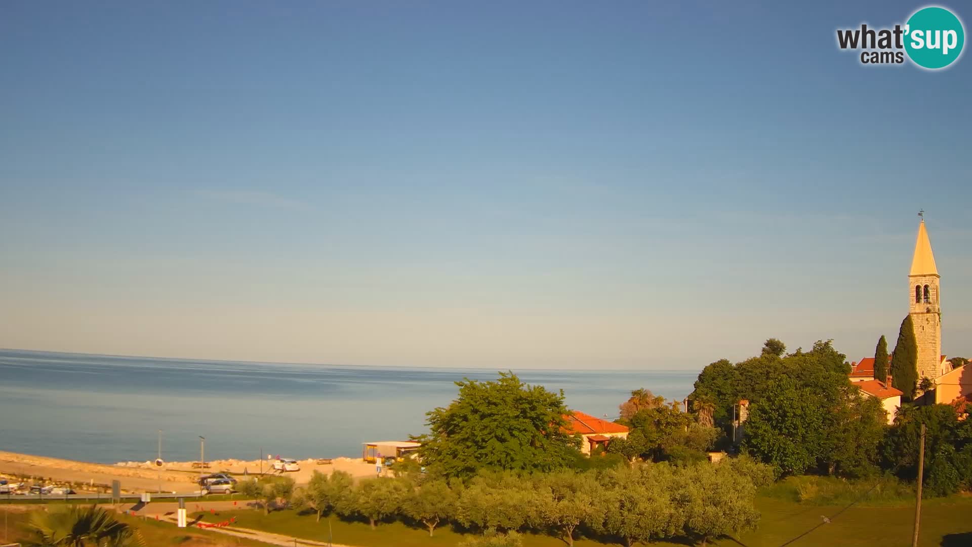 Umag Cámara web en vivo Lovrečica / San Lorenzo – Istria – Croacia