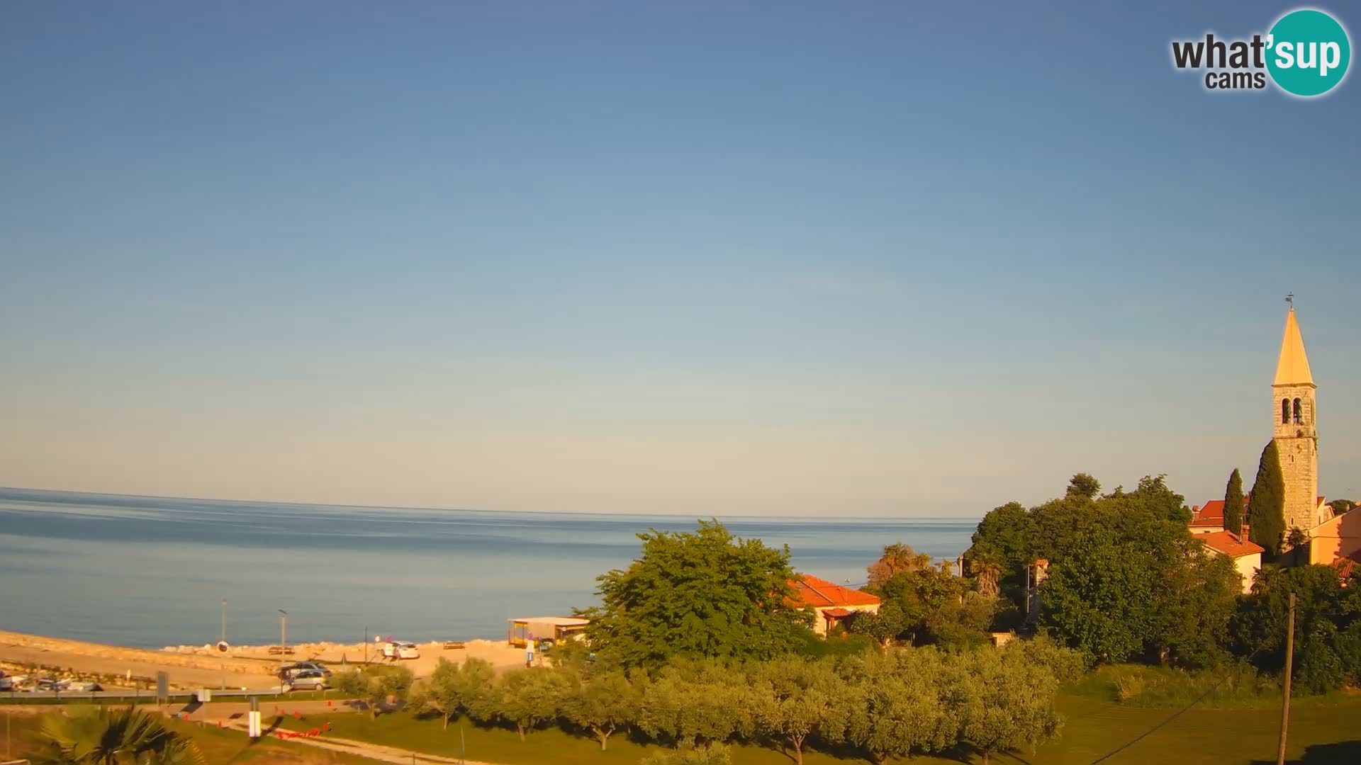 Umag Webcam en direct Lovrečica / San Lorenzo – Istrie – Croatie