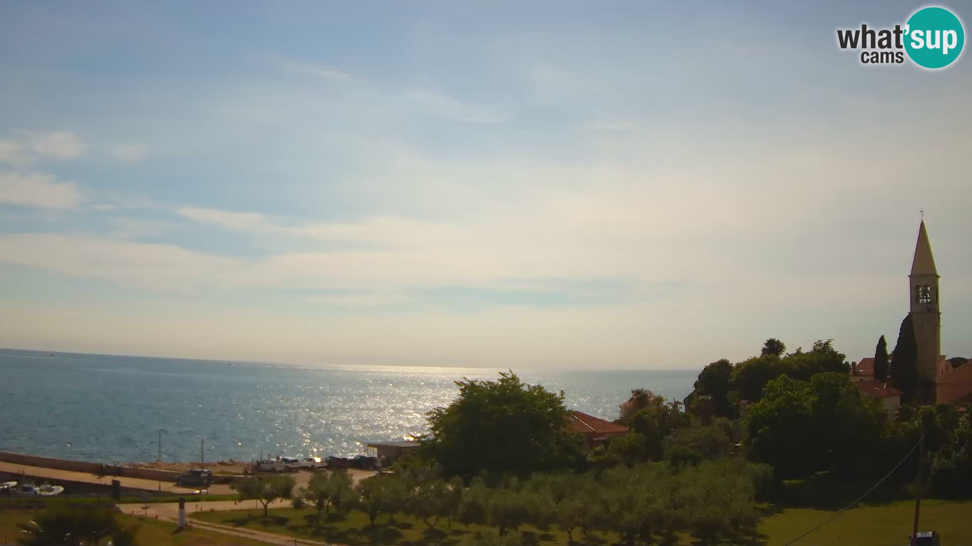 Umag Webcam en direct Lovrečica / San Lorenzo – Istrie – Croatie