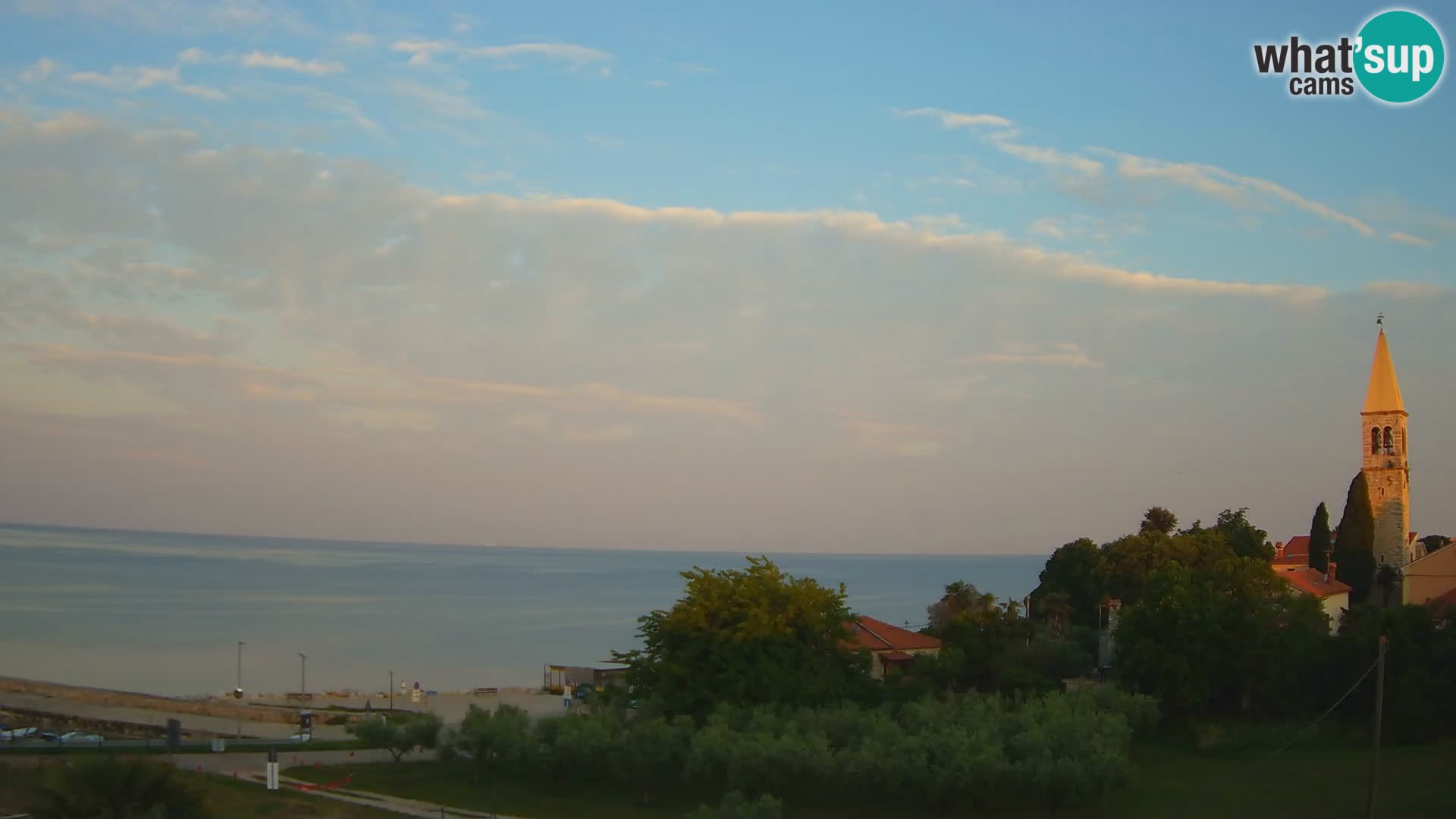 Umag Webcam en direct Lovrečica / San Lorenzo – Istrie – Croatie