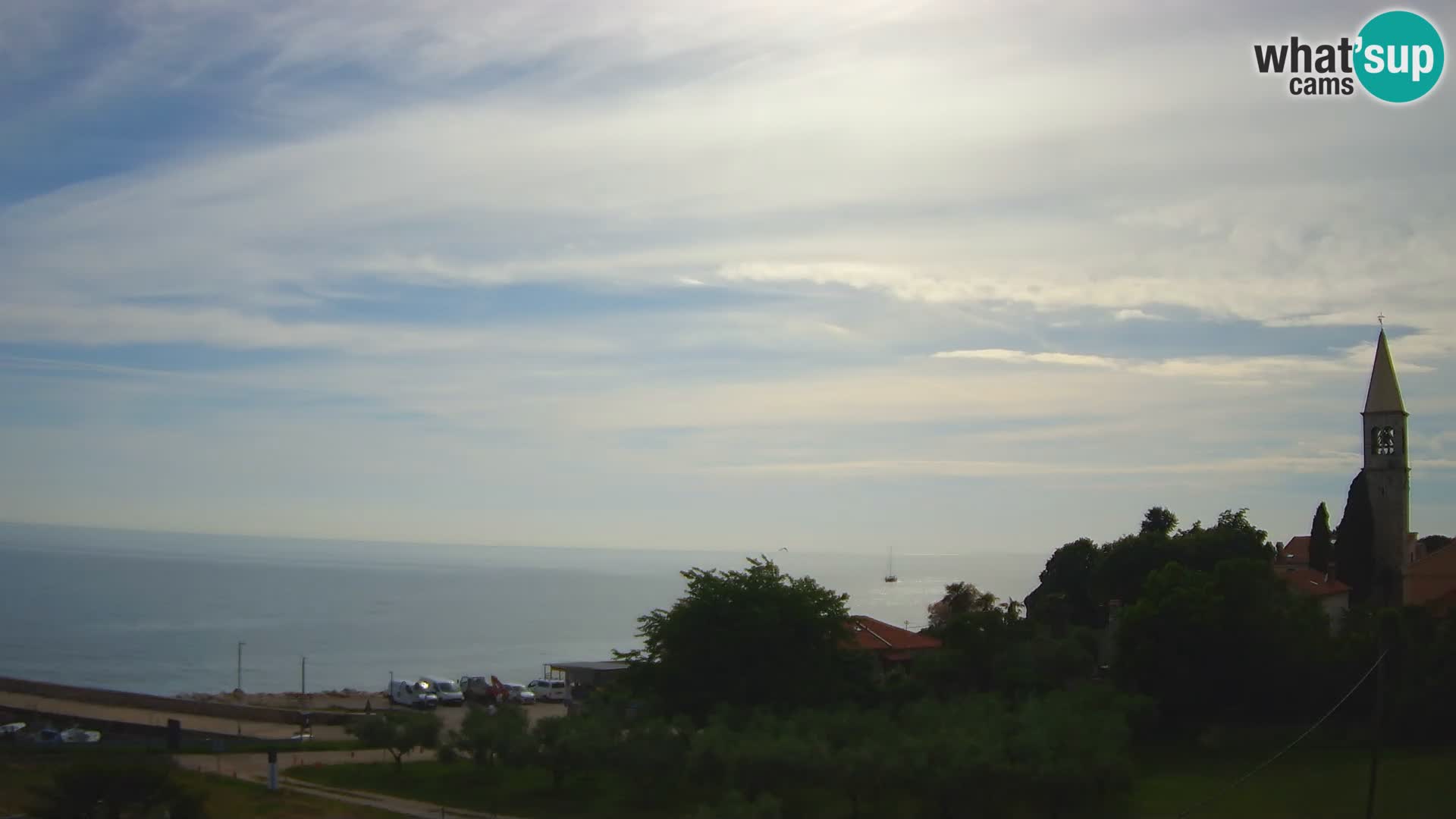 Umag Webcam uživo Lovrečica / San Lorenzo – Istra – Hrvatska
