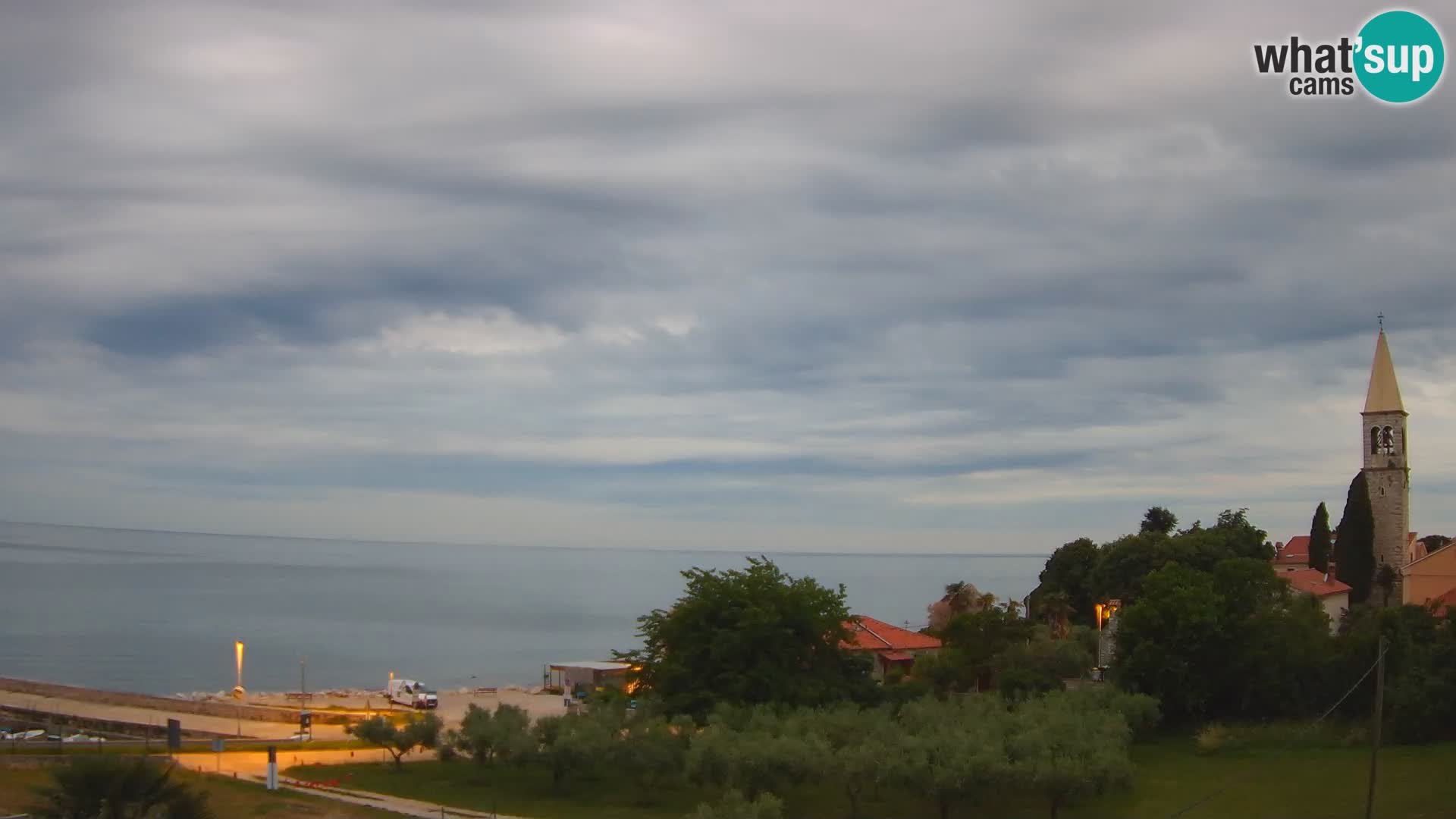 Umag Webcam en direct Lovrečica / San Lorenzo – Istrie – Croatie