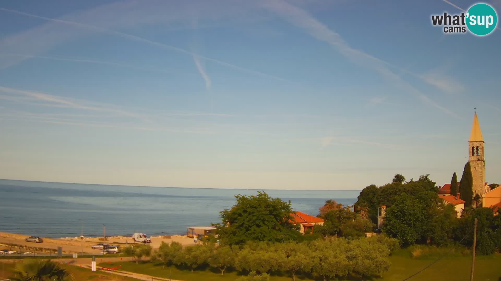 Umag Webcam en direct Lovrečica / San Lorenzo – Istrie – Croatie