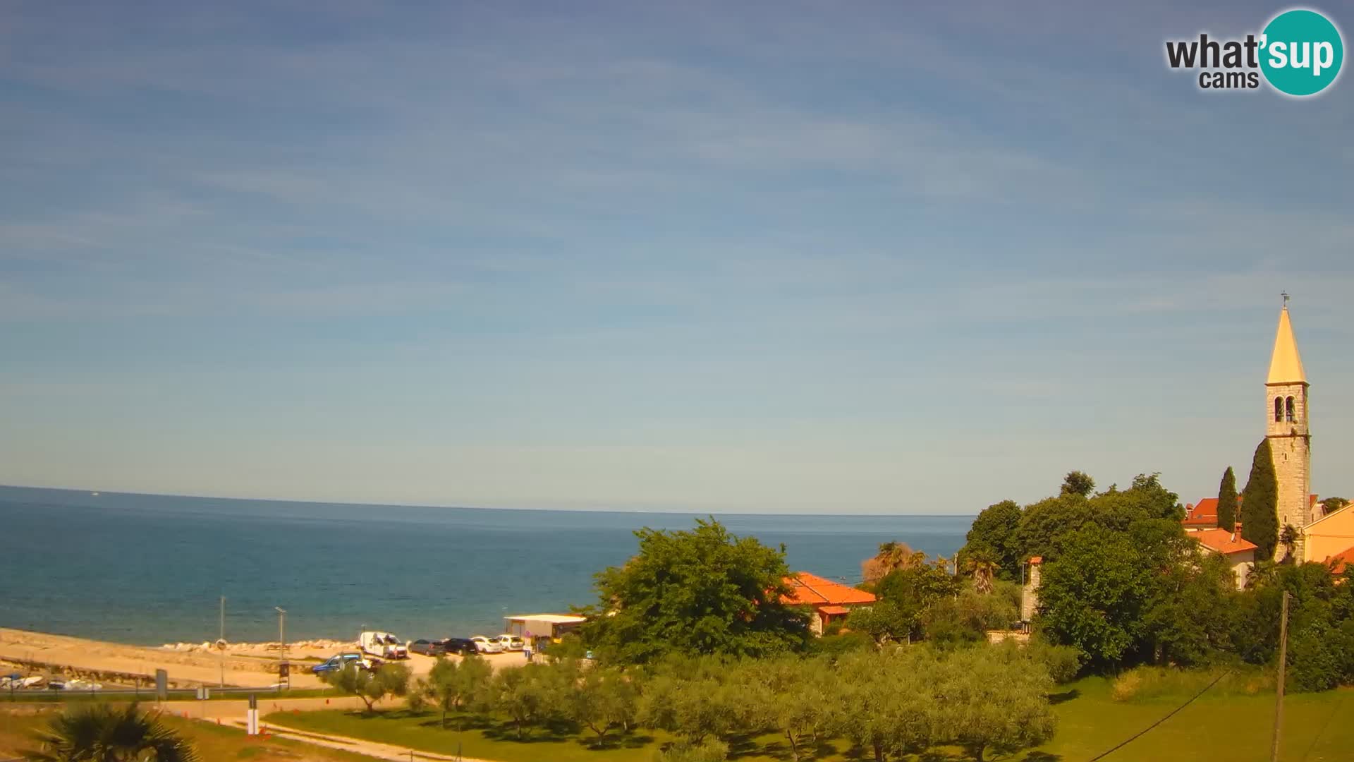 Umag Webcam en direct Lovrečica / San Lorenzo – Istrie – Croatie