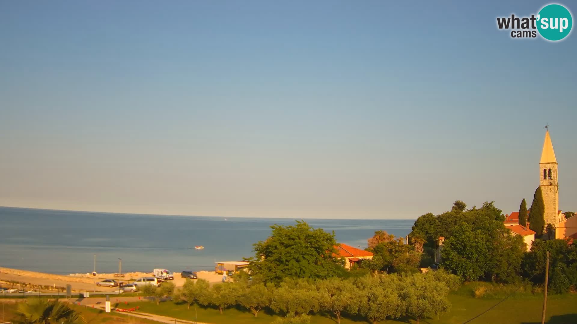 Umag Webcam en direct Lovrečica / San Lorenzo – Istrie – Croatie