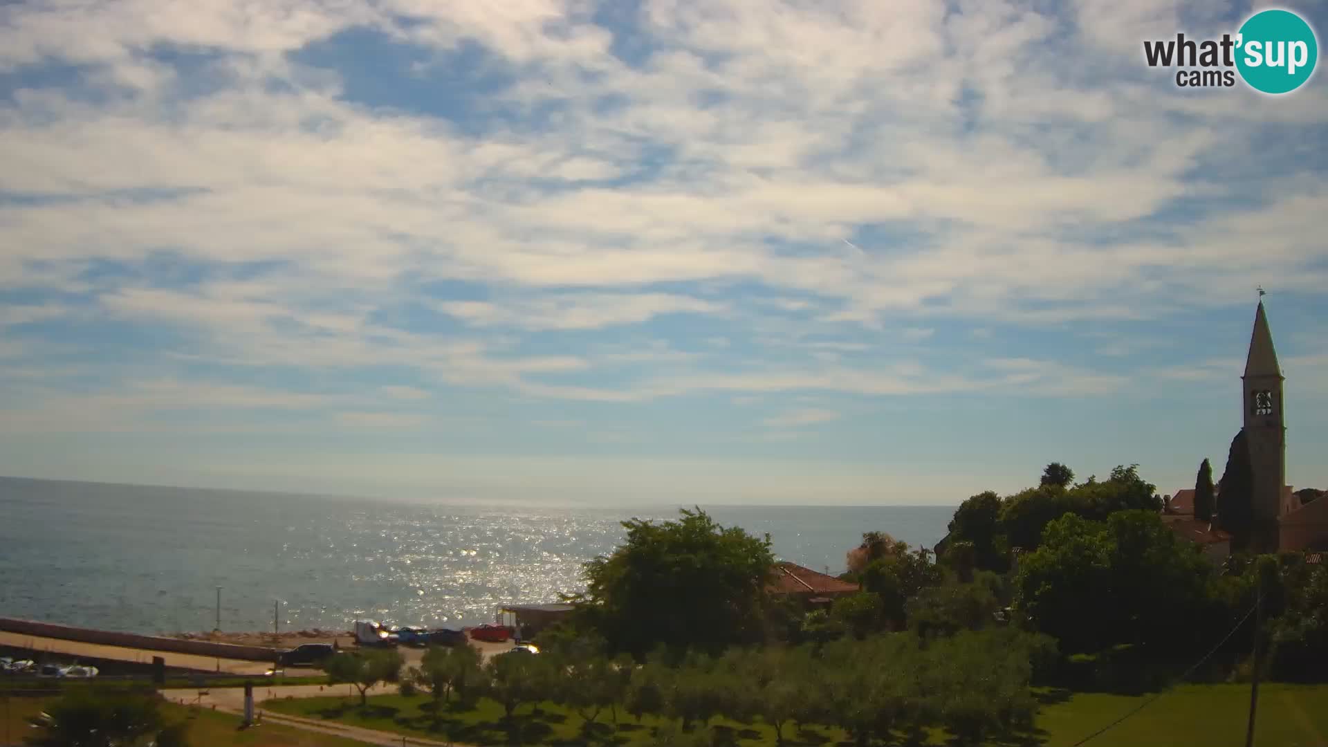 Umag Webcam en direct Lovrečica / San Lorenzo – Istrie – Croatie