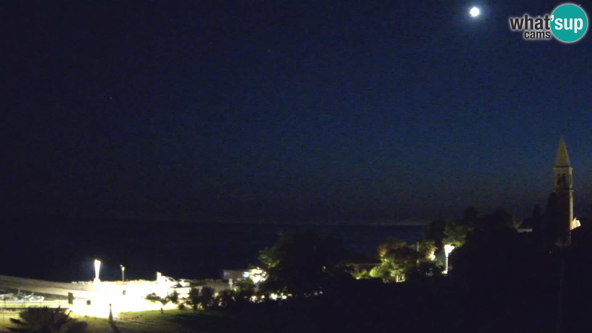 Umag Webcam en direct Lovrečica / San Lorenzo – Istrie – Croatie