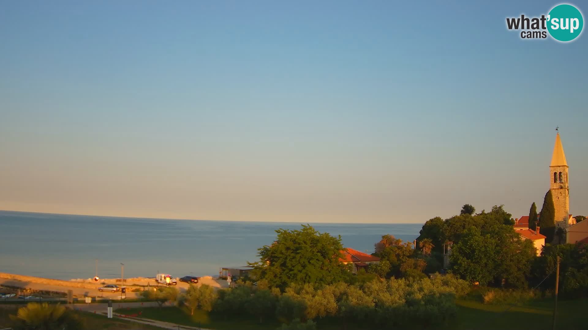 Umag spletna kamera Lovrečica – Istra – Hrvaška
