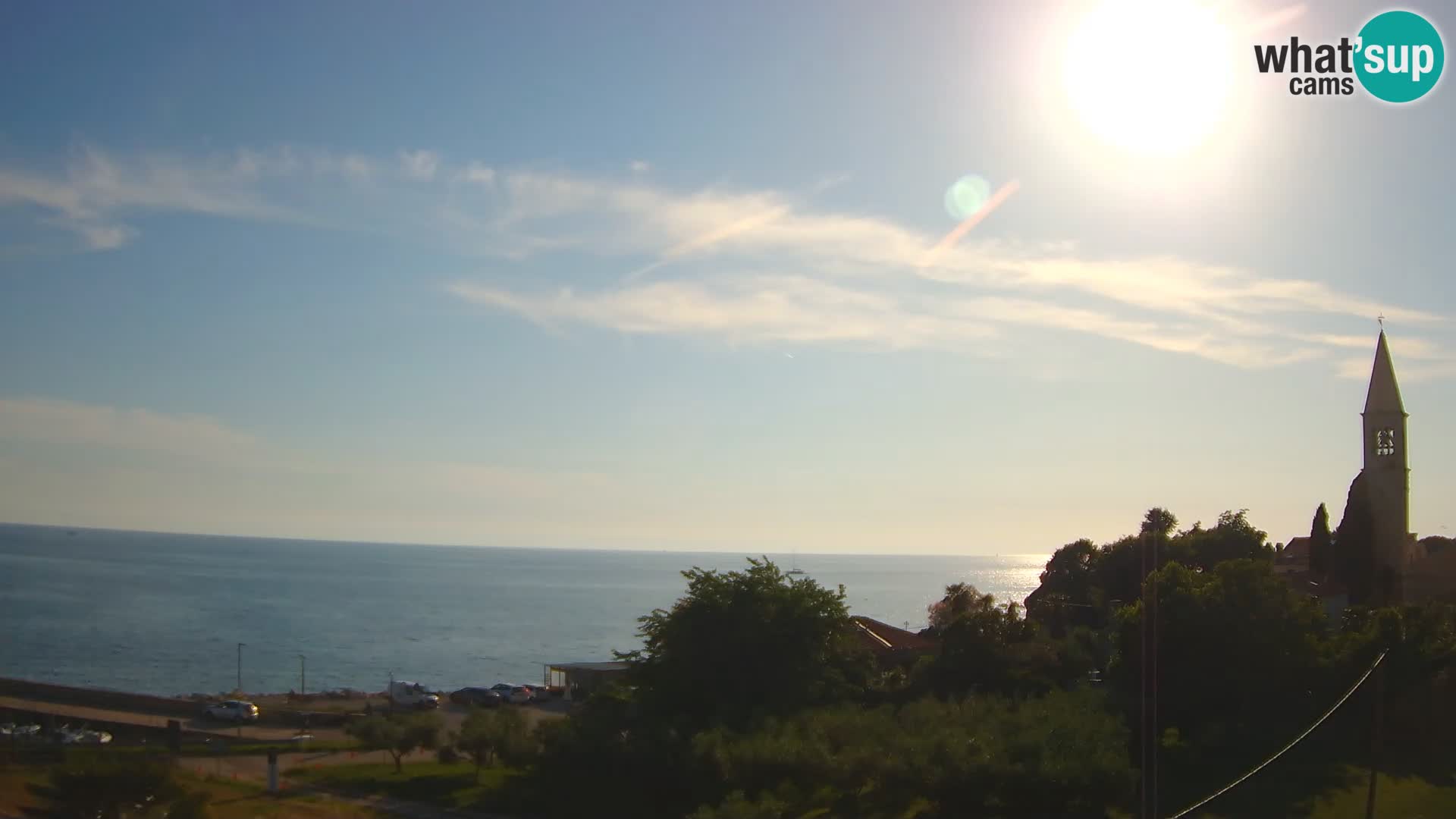 Umag Webcam en direct Lovrečica / San Lorenzo – Istrie – Croatie