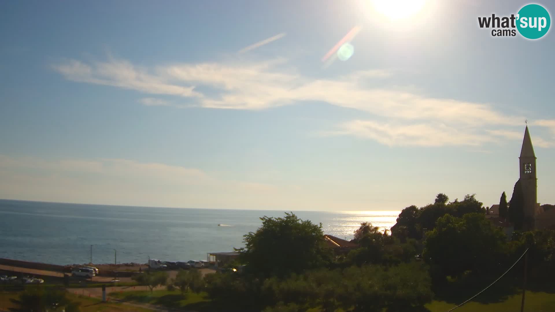 Umag Webcam en direct Lovrečica / San Lorenzo – Istrie – Croatie