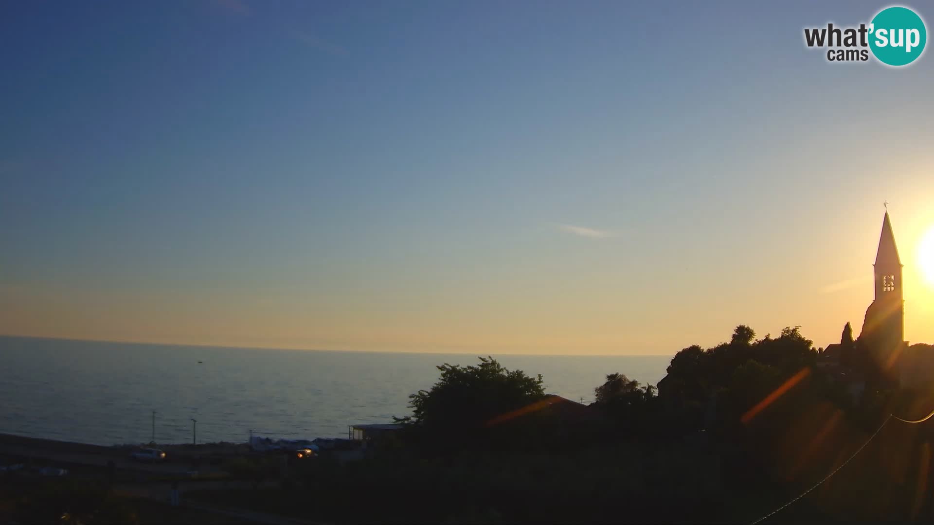 Umag Webcam en direct Lovrečica / San Lorenzo – Istrie – Croatie