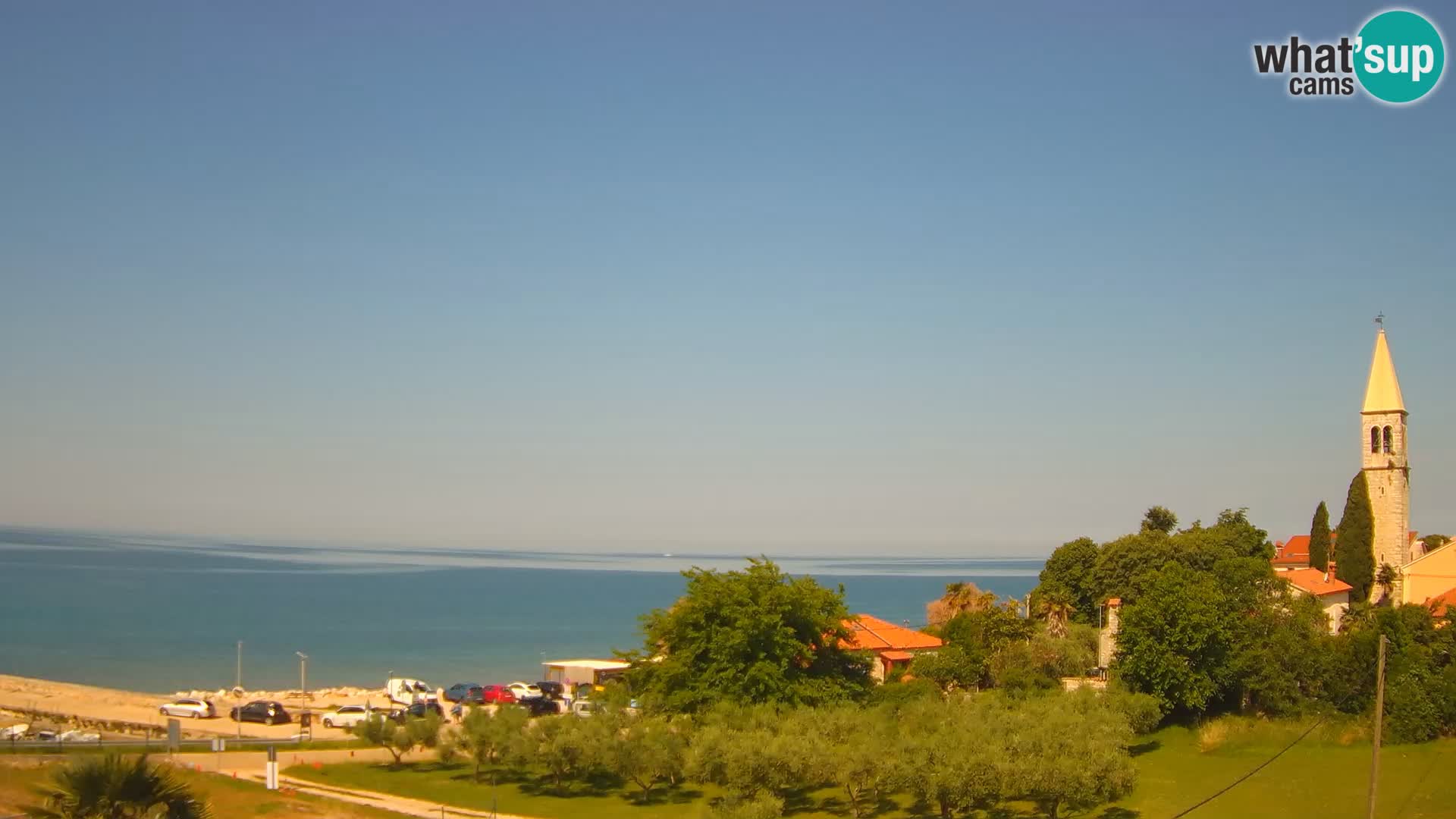 Umag Webcam uživo Lovrečica / San Lorenzo – Istra – Hrvatska