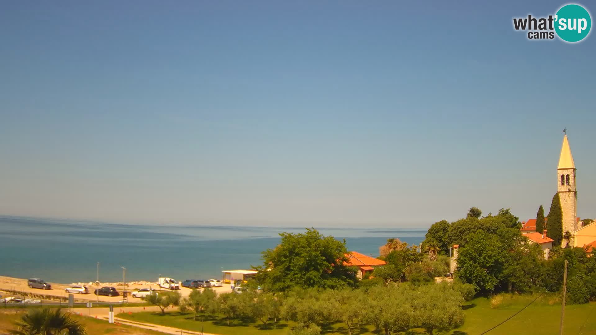 Umag Webcam uživo Lovrečica / San Lorenzo – Istra – Hrvatska