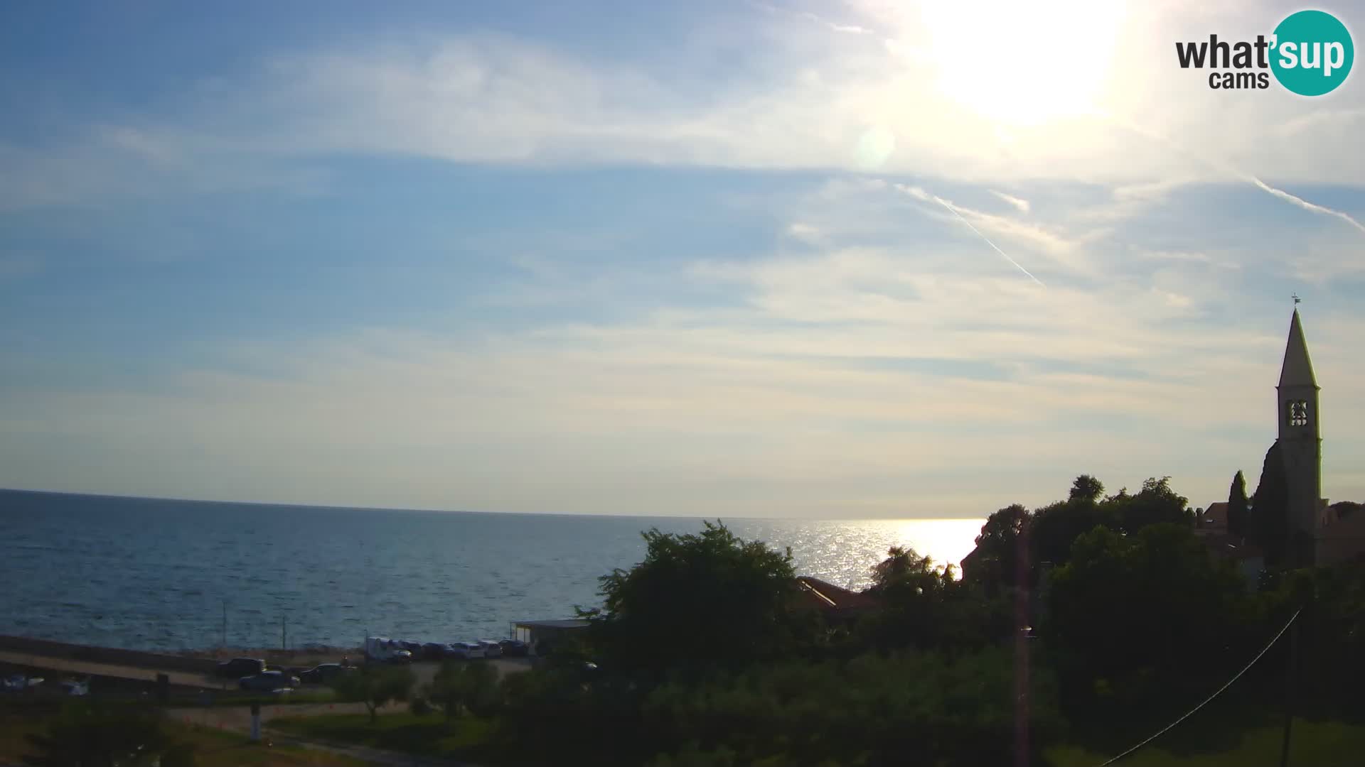 Umag Webcam en direct Lovrečica / San Lorenzo – Istrie – Croatie