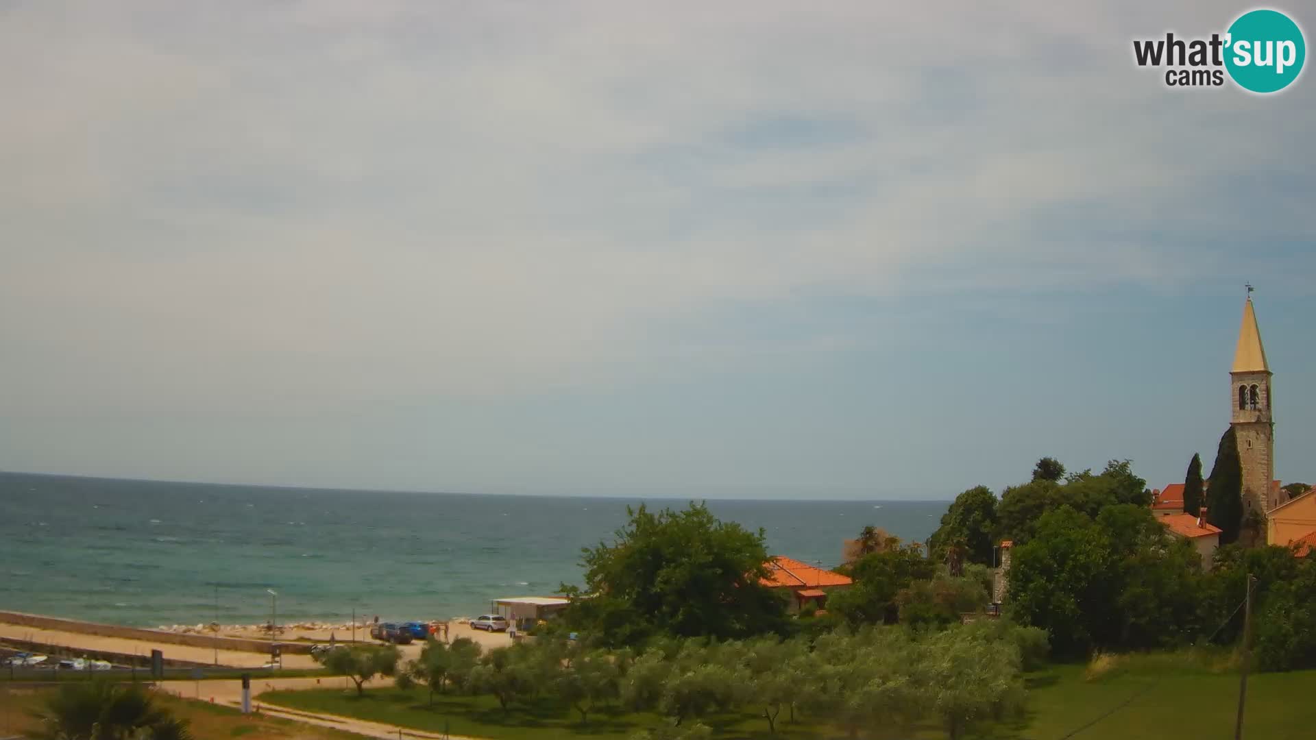 Umag Webcam en direct Lovrečica / San Lorenzo – Istrie – Croatie