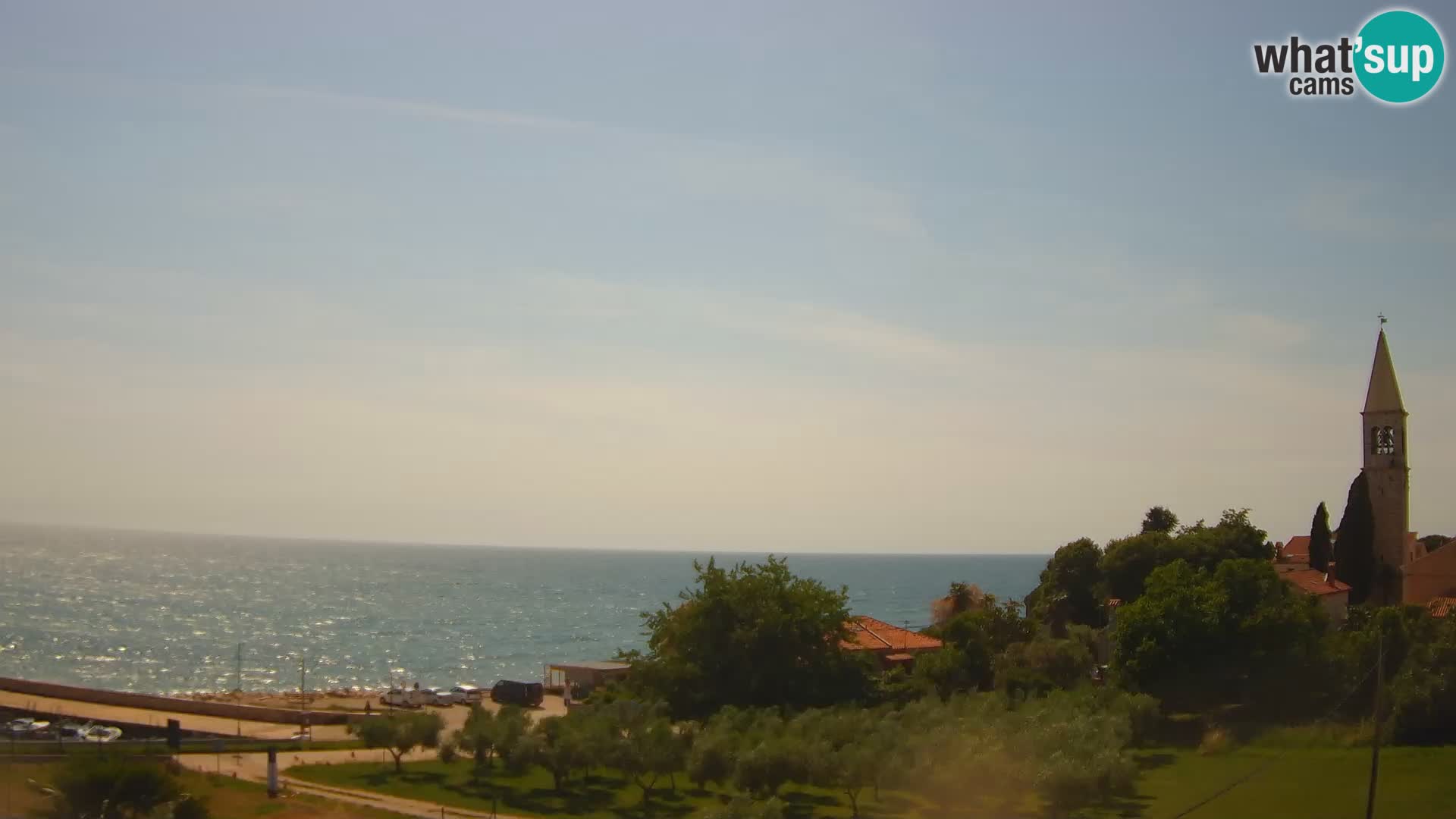 Umag Webcam en direct Lovrečica / San Lorenzo – Istrie – Croatie