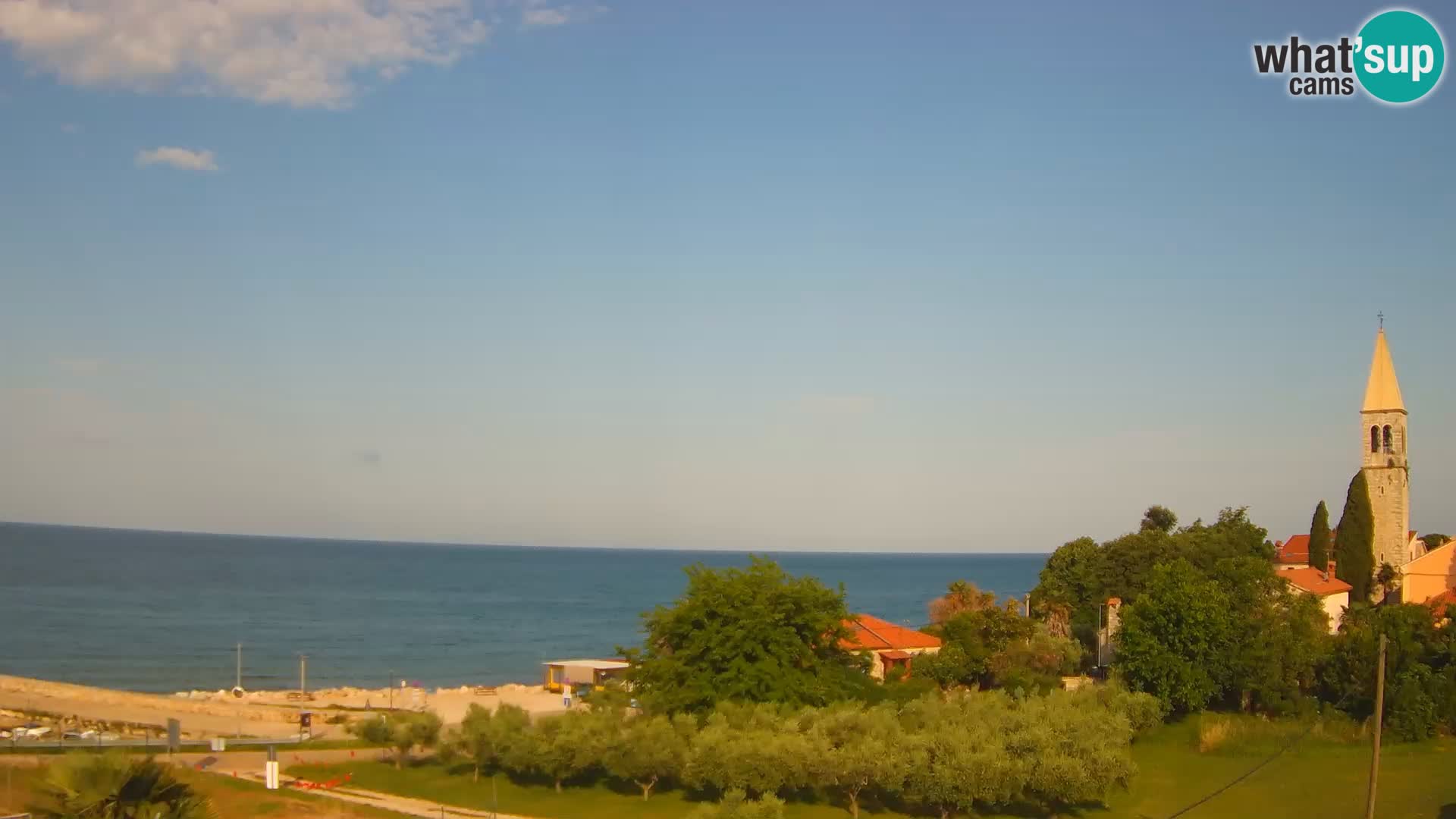 Umag Webcam uživo Lovrečica / San Lorenzo – Istra – Hrvatska