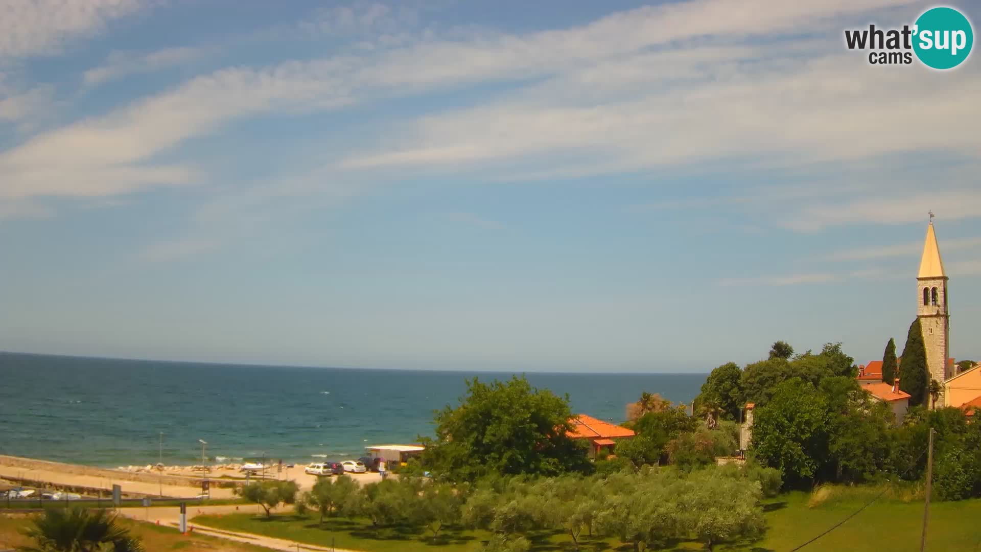 Umag spletna kamera Lovrečica – Istra – Hrvaška
